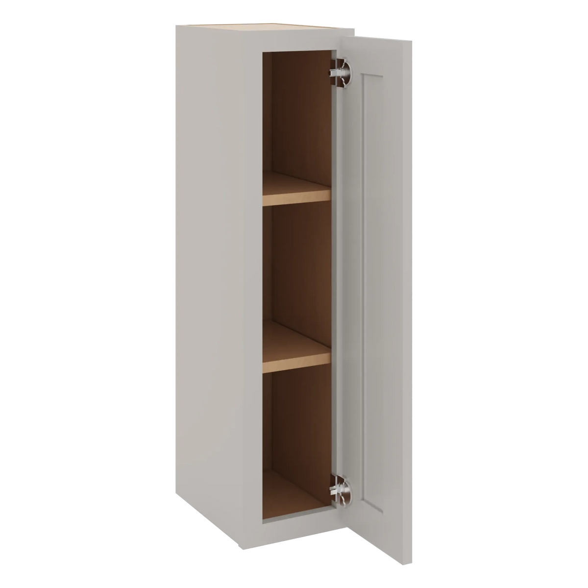 cnc luxor 5 piece misty grey 09 w x 36 h single door wall cabinet