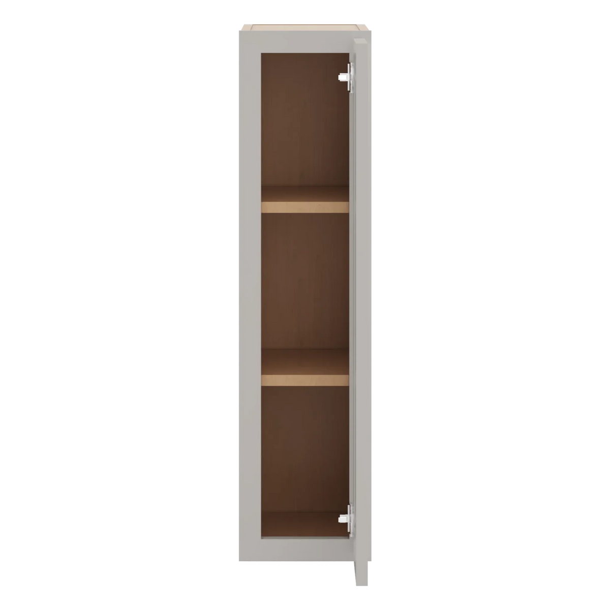 cnc luxor 5 piece misty grey 09 w x 36 h single door wall cabinet