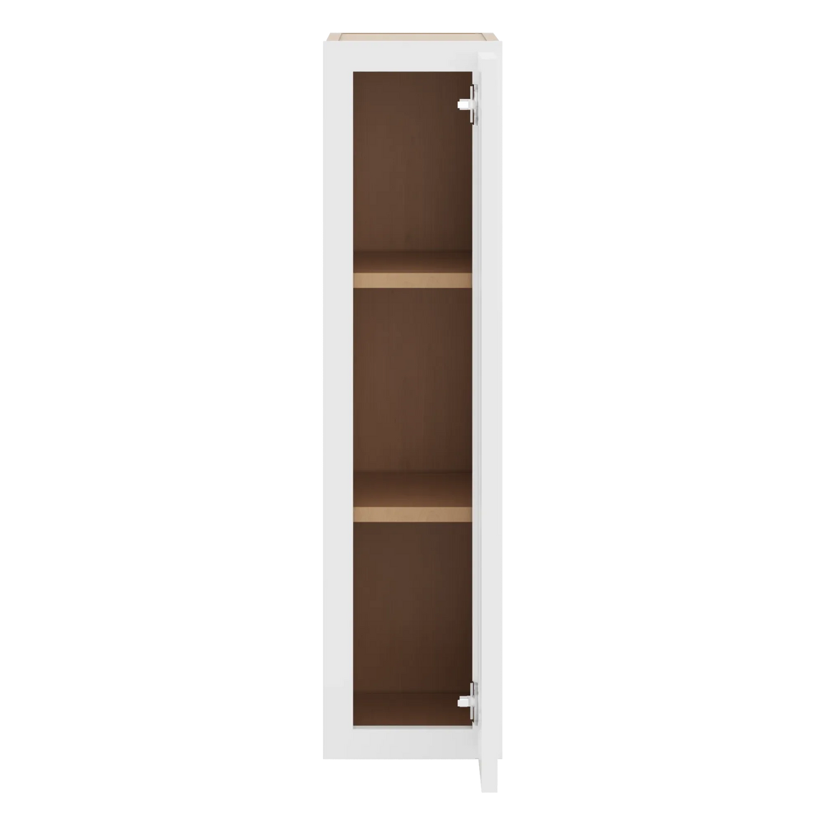 cnc luxor white 09 w x 36 h single door wall cabinet