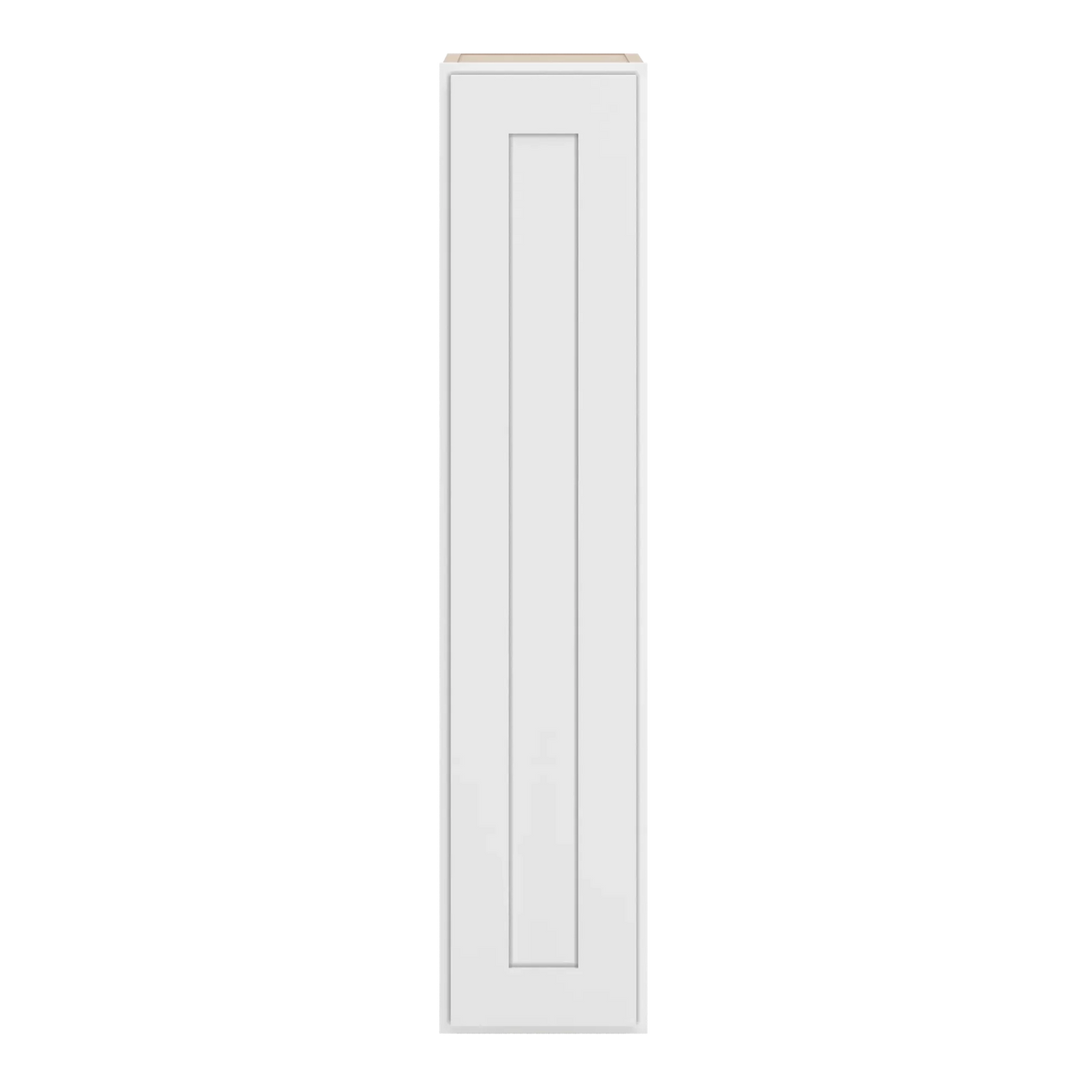 cnc luxor white 09 w x 42 h single door wall cabinet