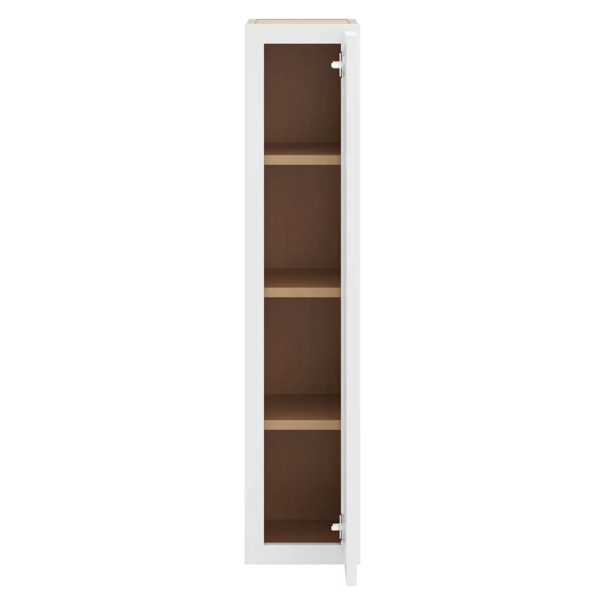 cnc luxor white 09 w x 42 h single door wall cabinet
