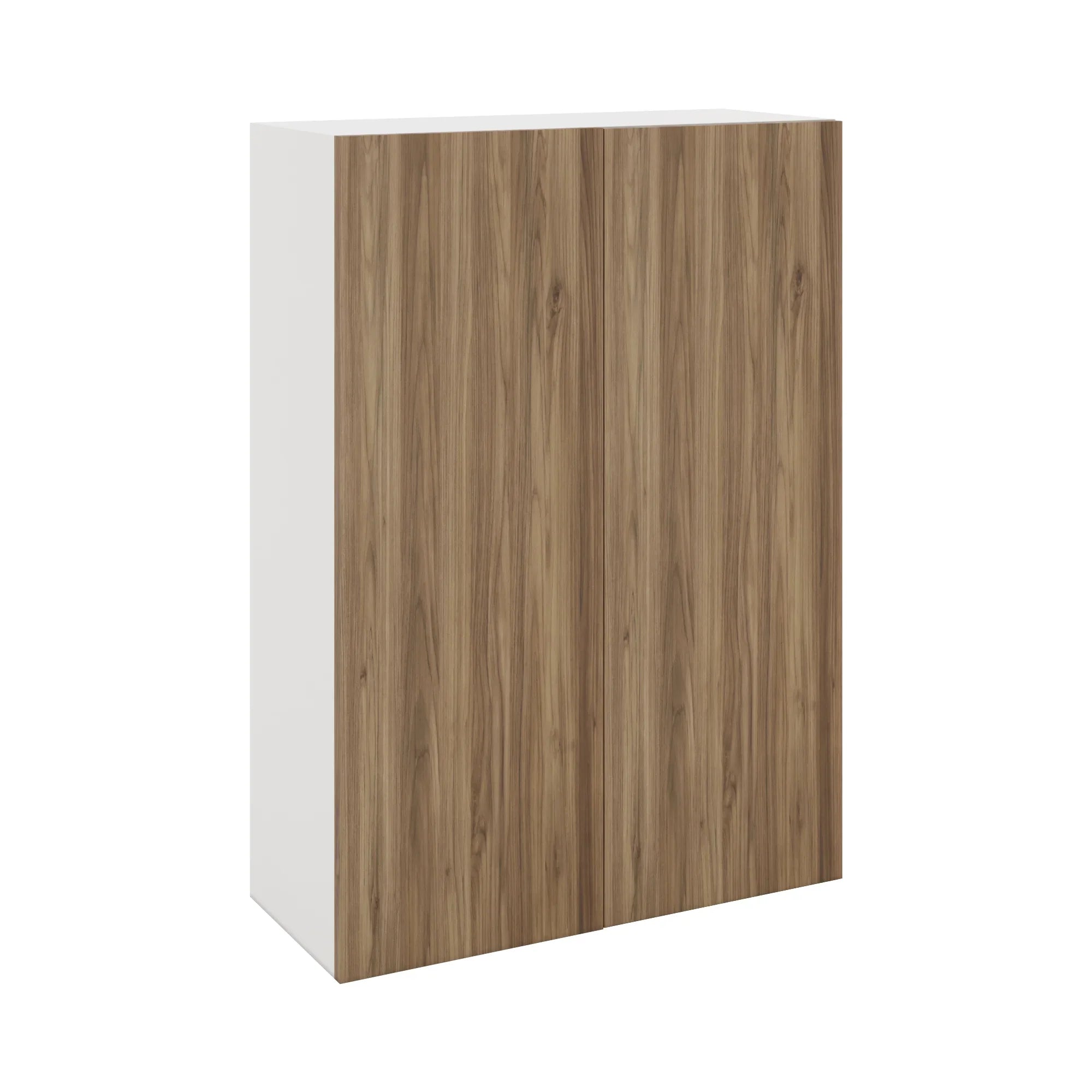 Modernform Cabinet Walnut 30" W X 42" H X 12" D Single Door Blind Corner Wall Cabinet