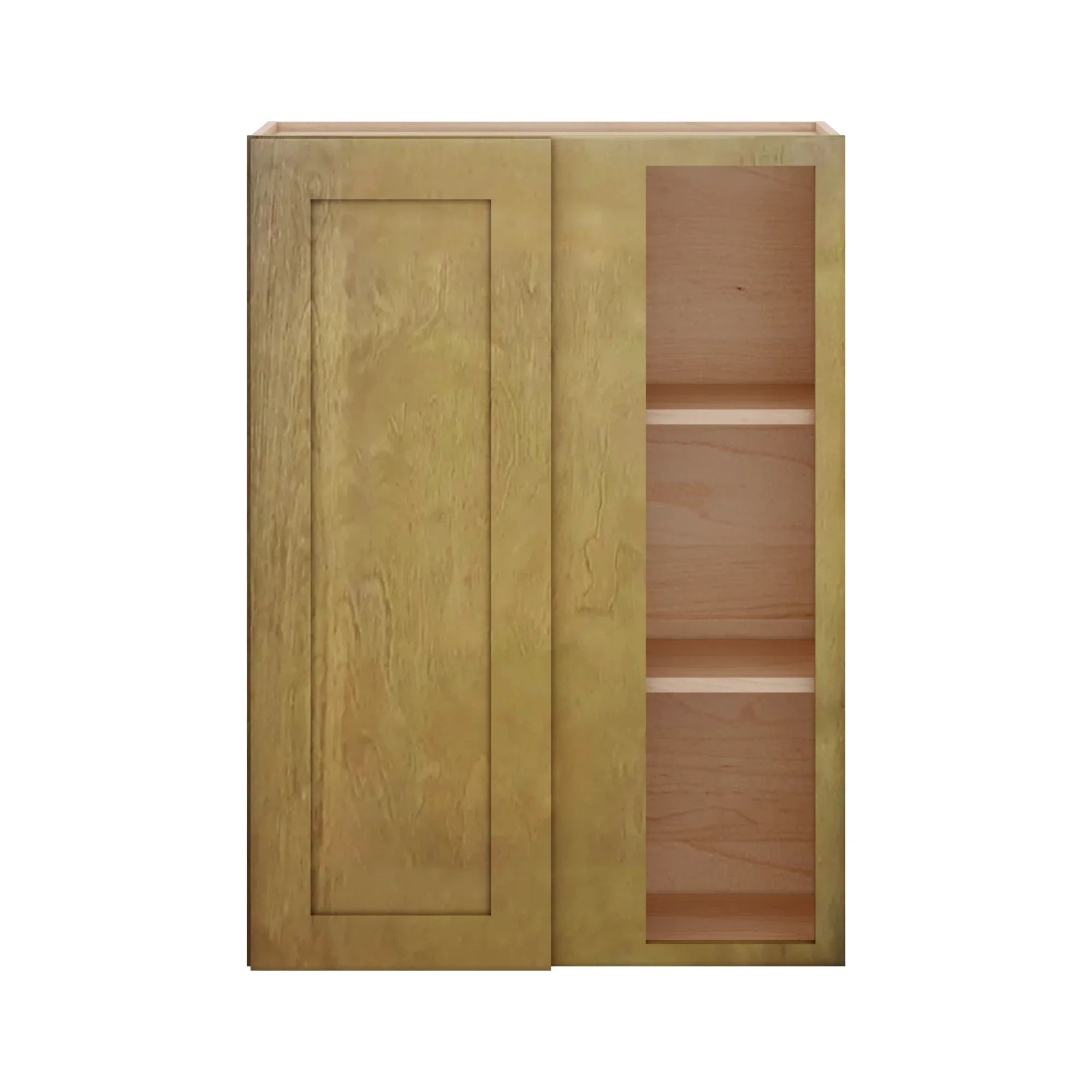 Modernform Cabinet Natural Shaker 30" W X 42" H X 12" D Single Door Blind Corner Wall Cabinet