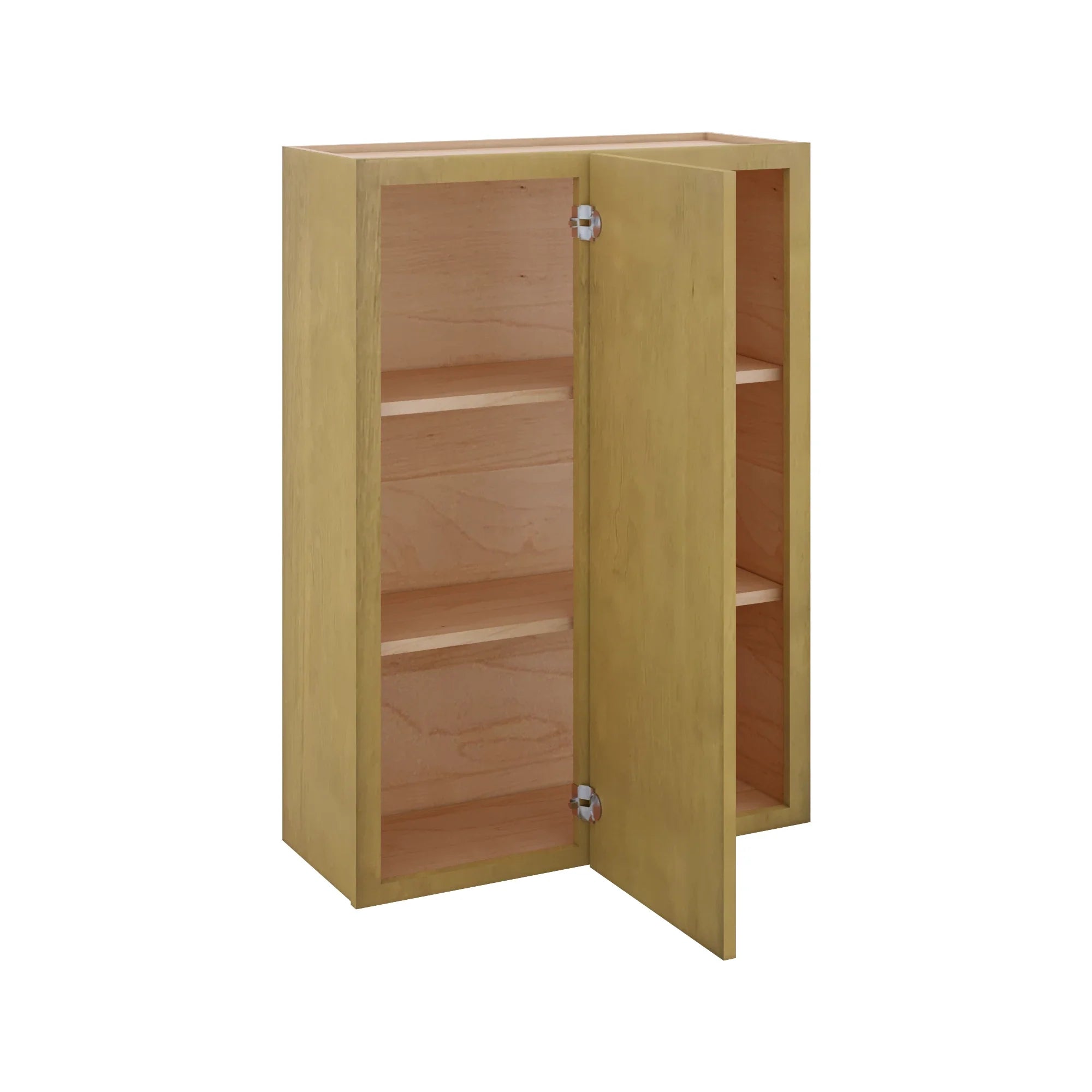 Modernform Cabinet Natural Shaker 30" W X 42" H X 12" D Single Door Blind Corner Wall Cabinet