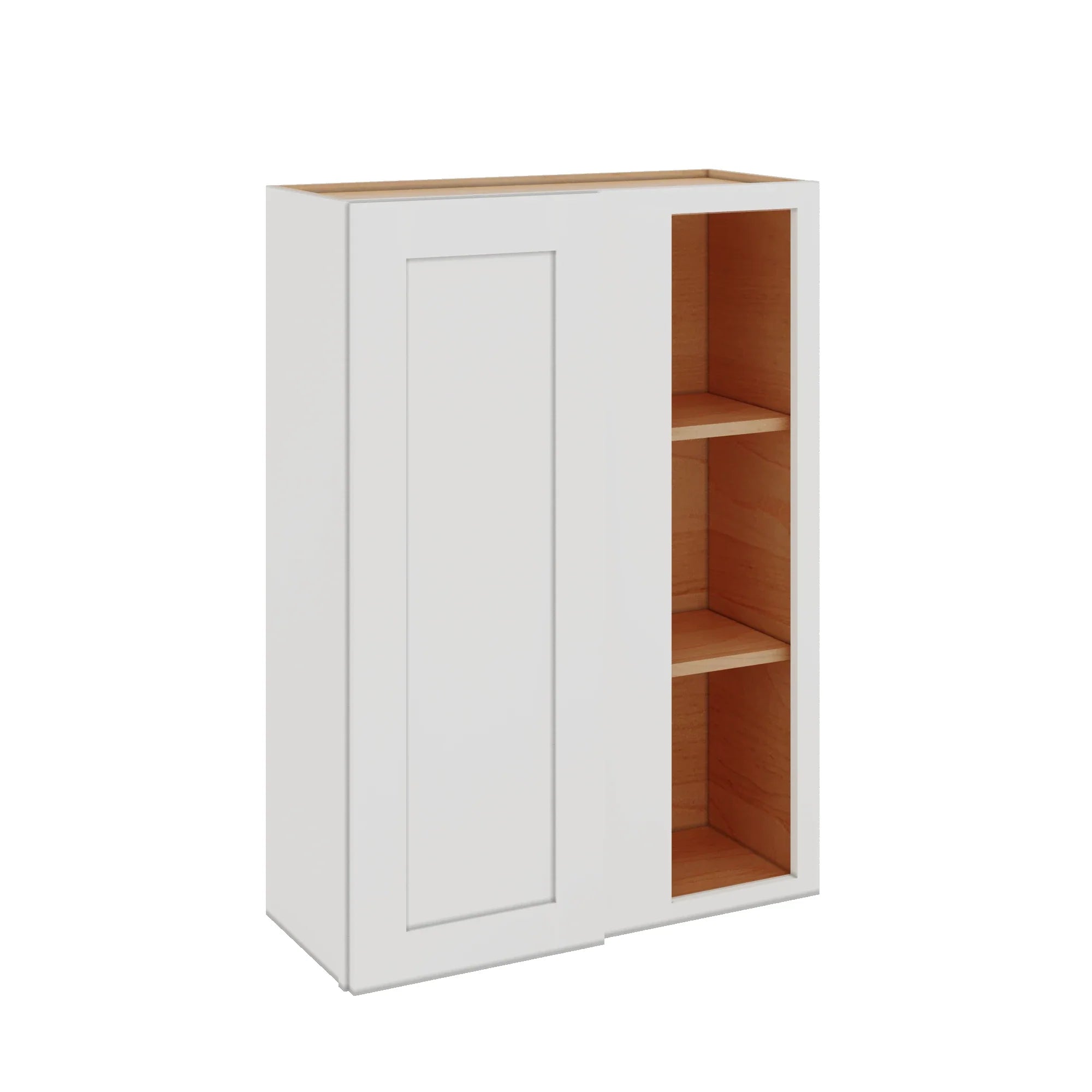 Modernform Cabinet White Shaker 30" W X 42" H X 12" D Single Door Blind Corner Wall Cabinet