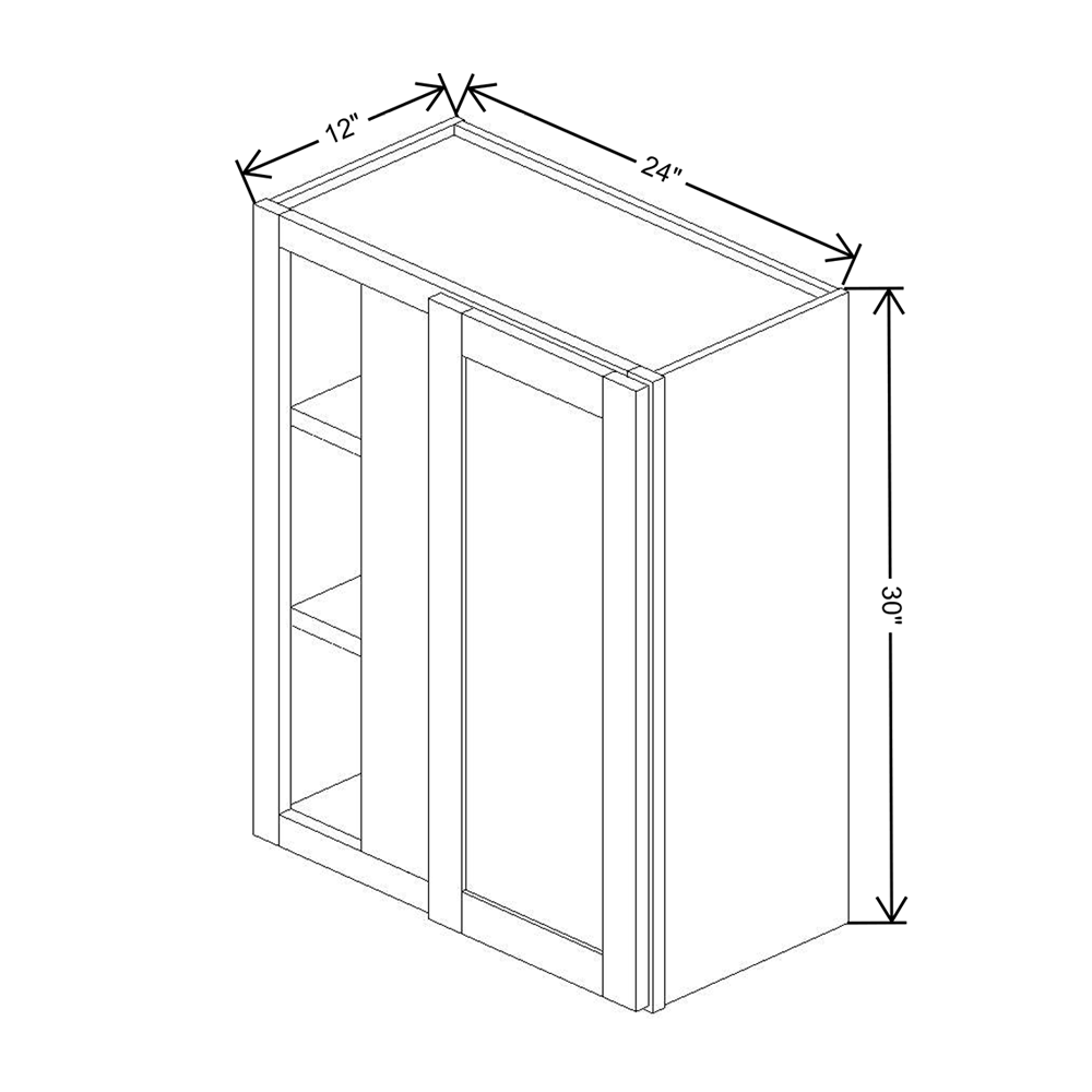 Wolf Classic York White Paint 24"W X 30"H Wall Blind