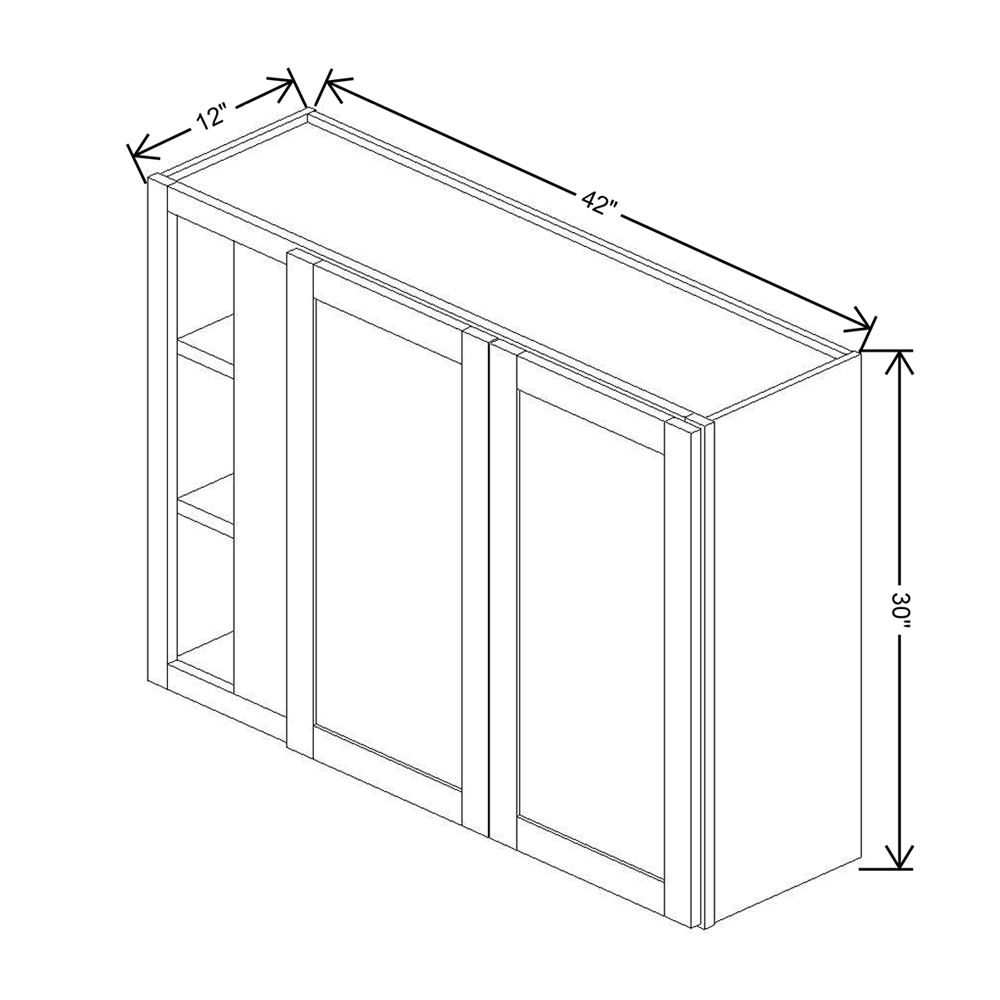 Wolf Classic Dartmouth Brownstone Stain 42"W X 30"H Wall Blind