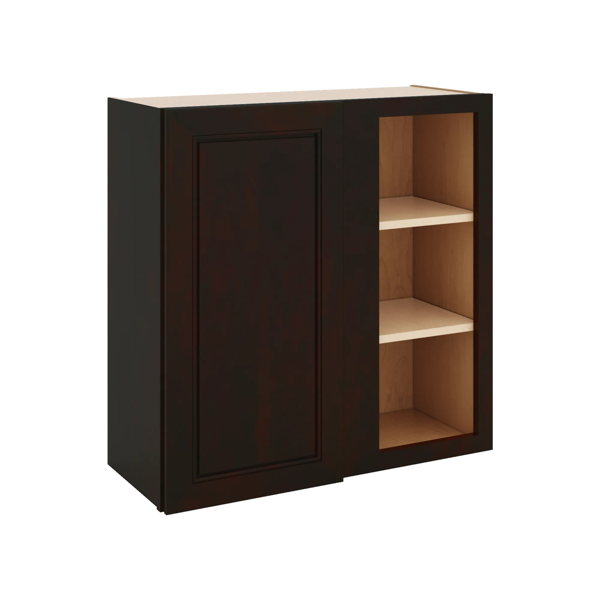 J&K Espresso K8 Blind Wall Cabinet - 30" W x 30" H