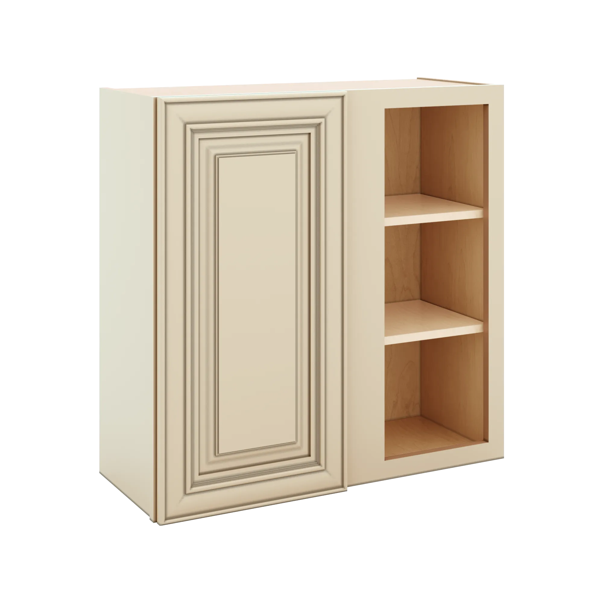 J&K Creme Glazed A7 Blind Wall Cabinet - 30" W x 30" H