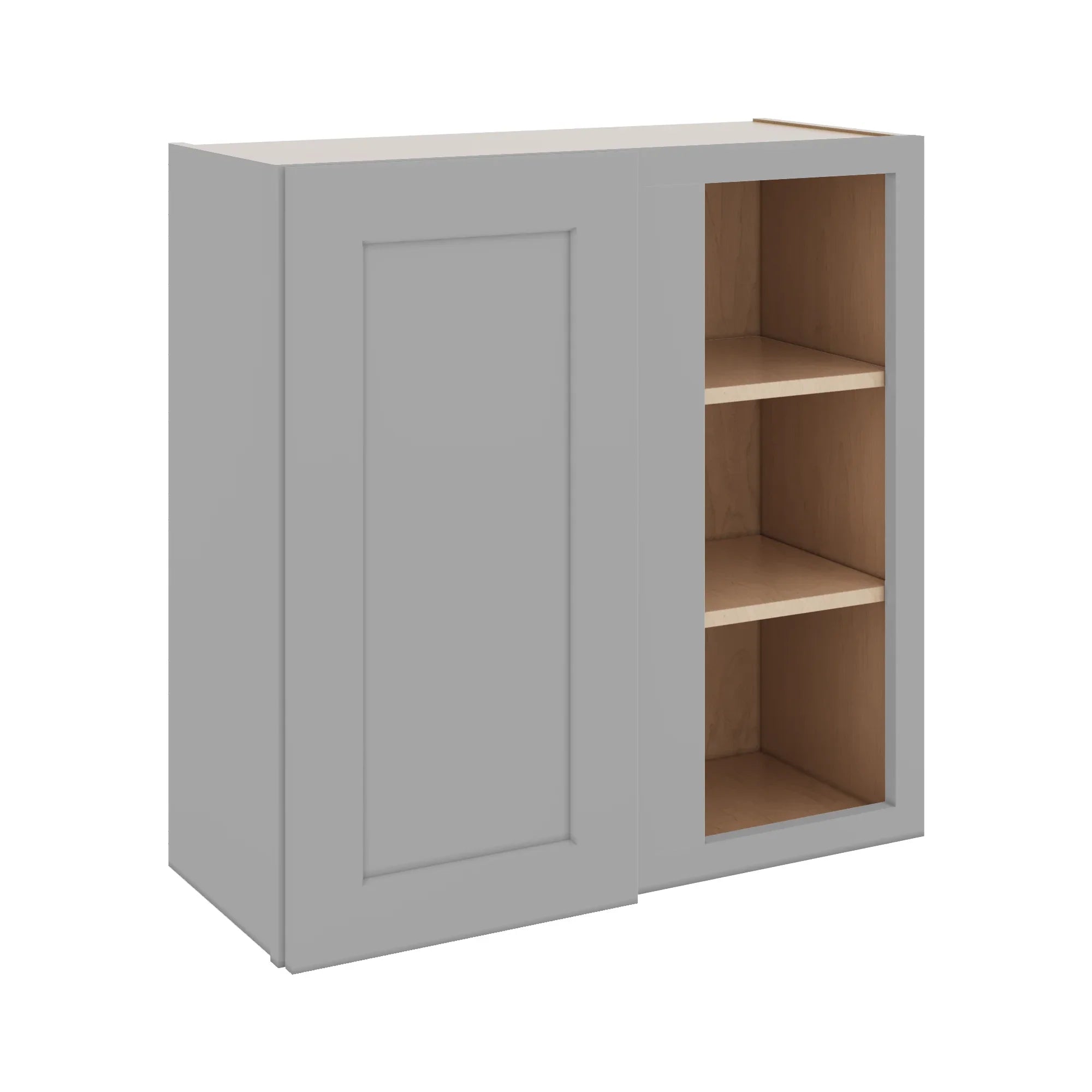 J&K Castle Grey S5 Blind Wall Cabinet - 30" W x 30" H