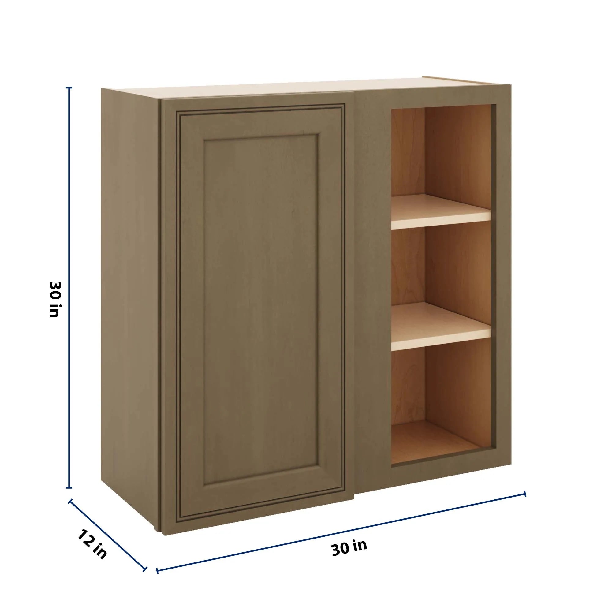J&K Hazel H8 Blind Wall Cabinet - 30" W x 30" H