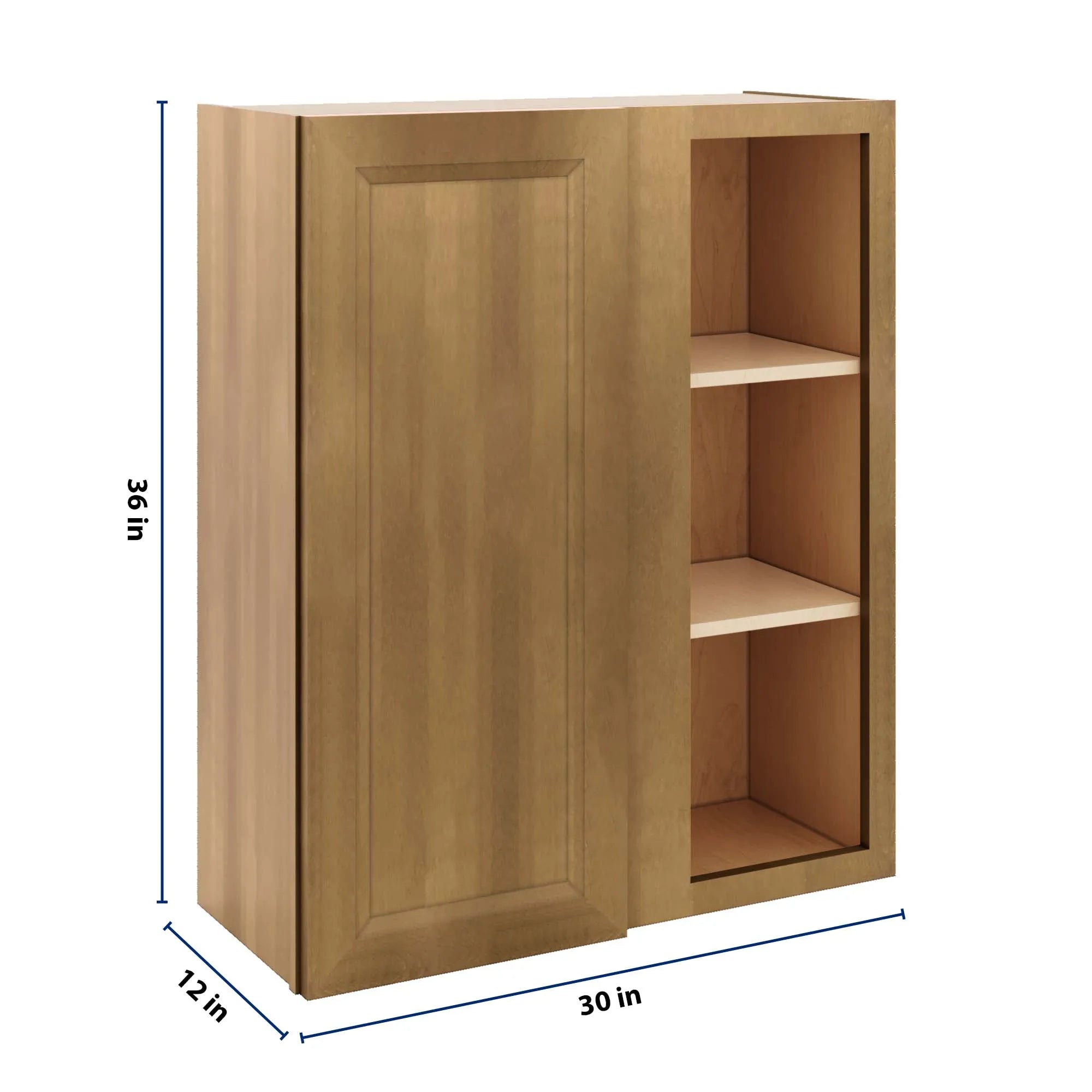 J&K Butterscotch B8 Blind Wall Cabinet - 30" W x 36" H