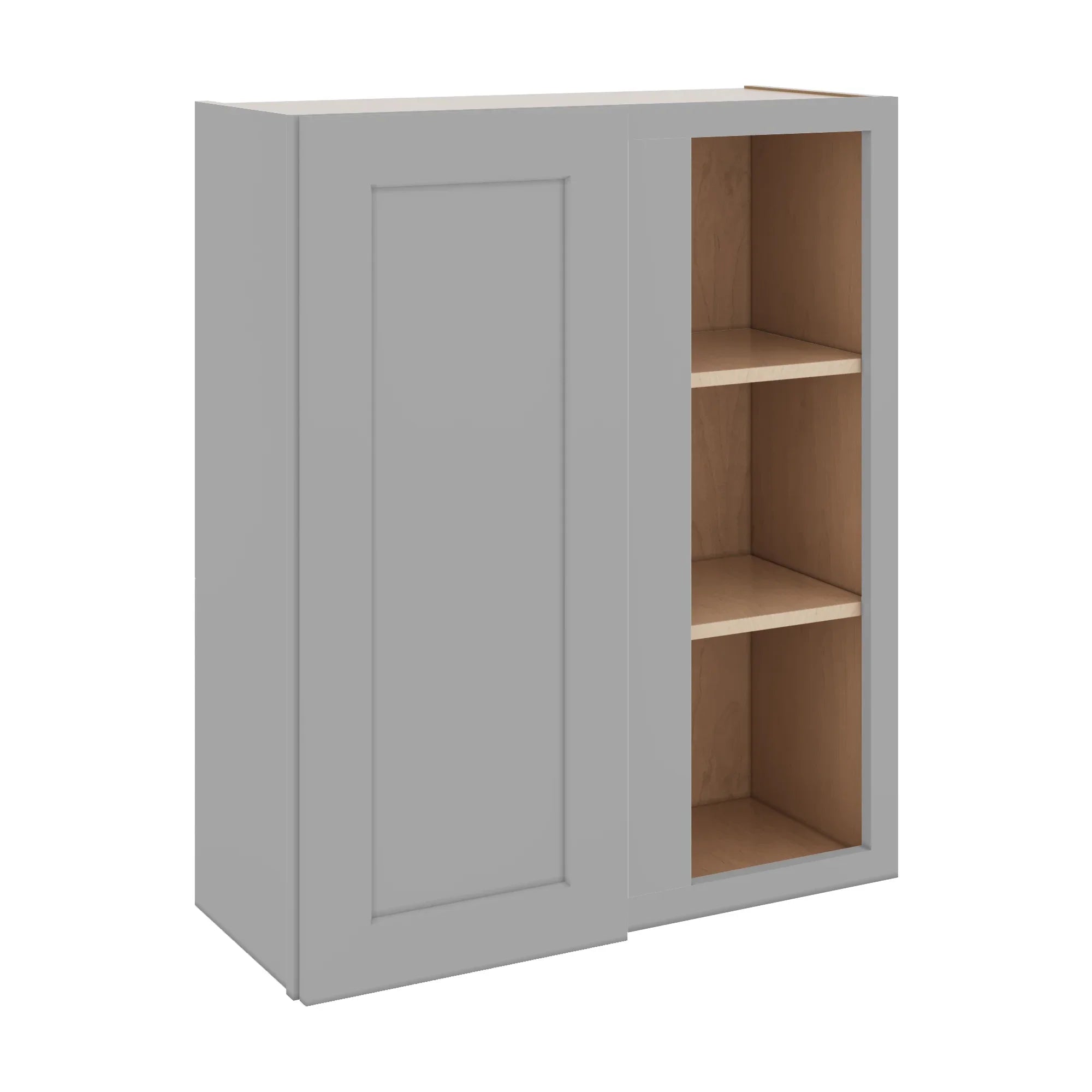 J&K Castle Grey S5 Blind Wall Cabinet - 30" W x 36" H