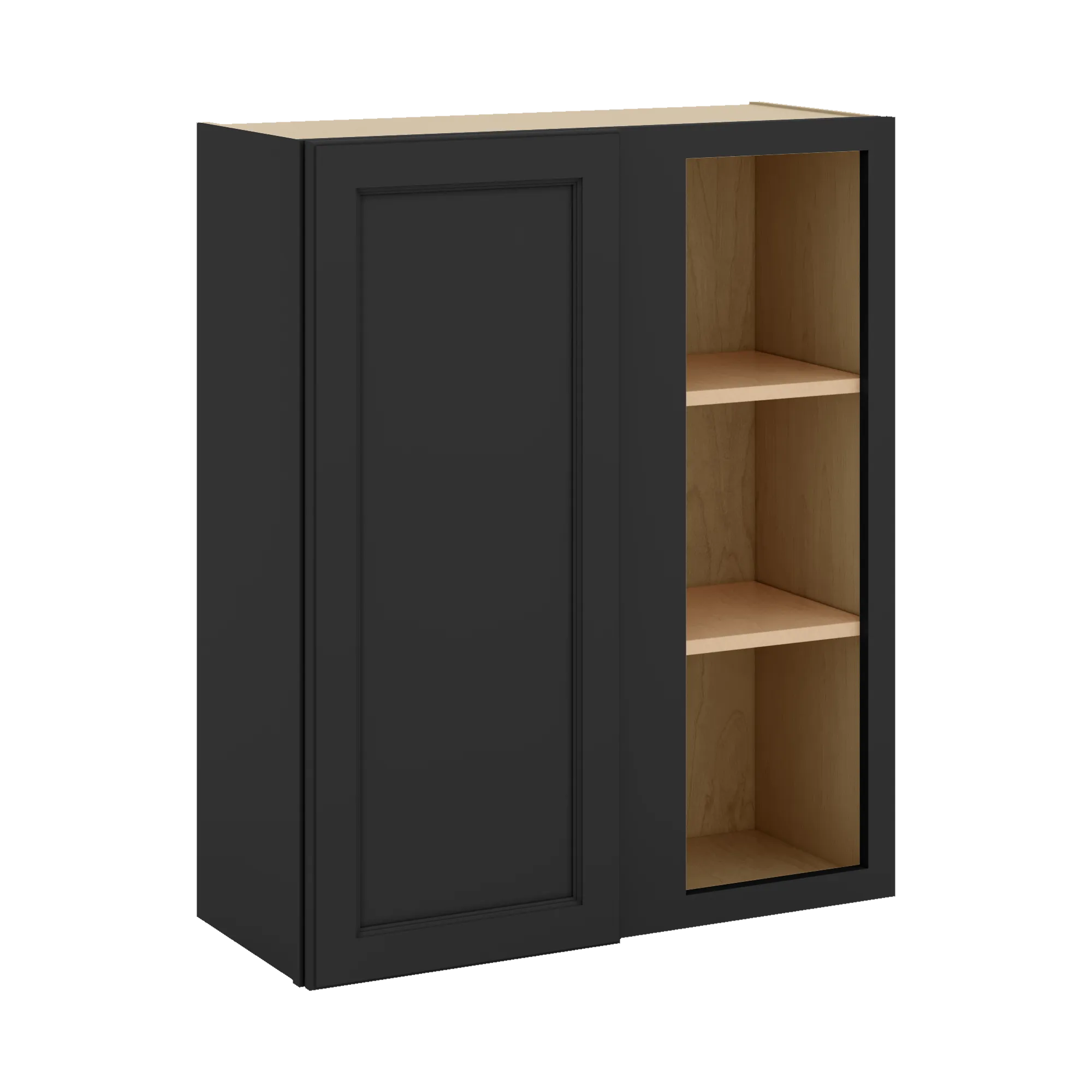 J&K Charcoal E2 Blind Wall Cabinet - 30" W x 36" H
