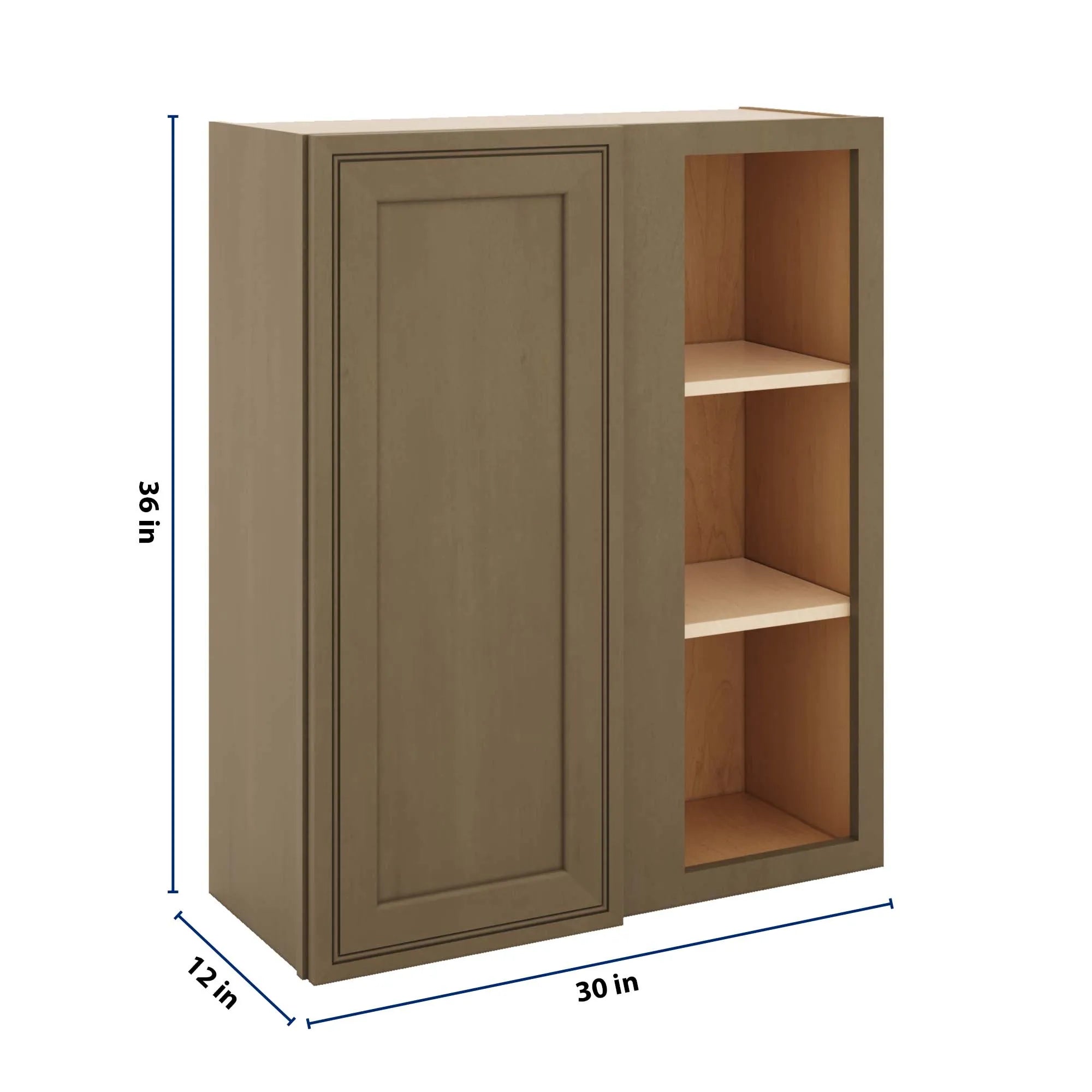 J&K Hazel H8 Blind Wall Cabinet - 30" W x 36" H