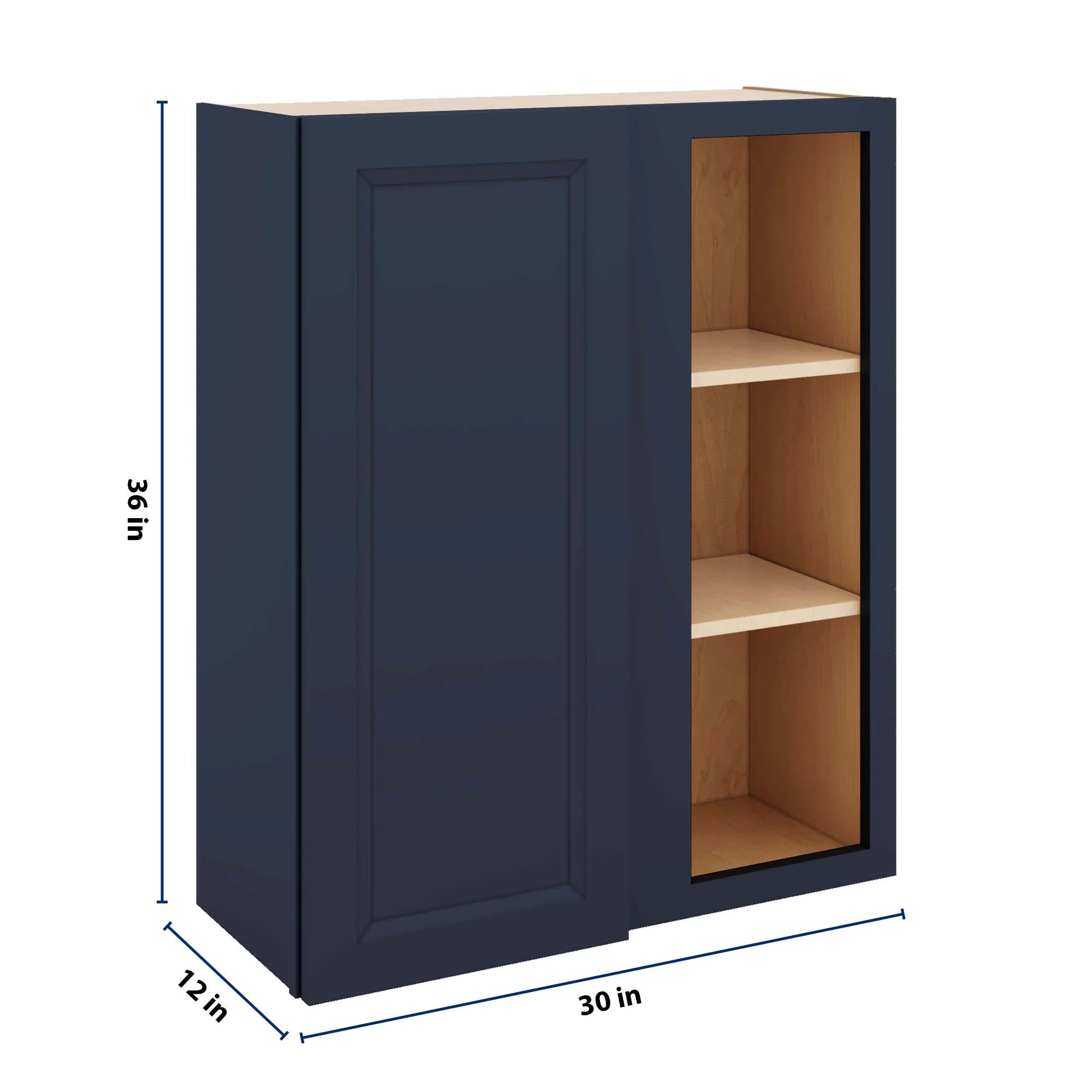 J&K Naval B7 Blind Wall Cabinet - 30" W x 36" H
