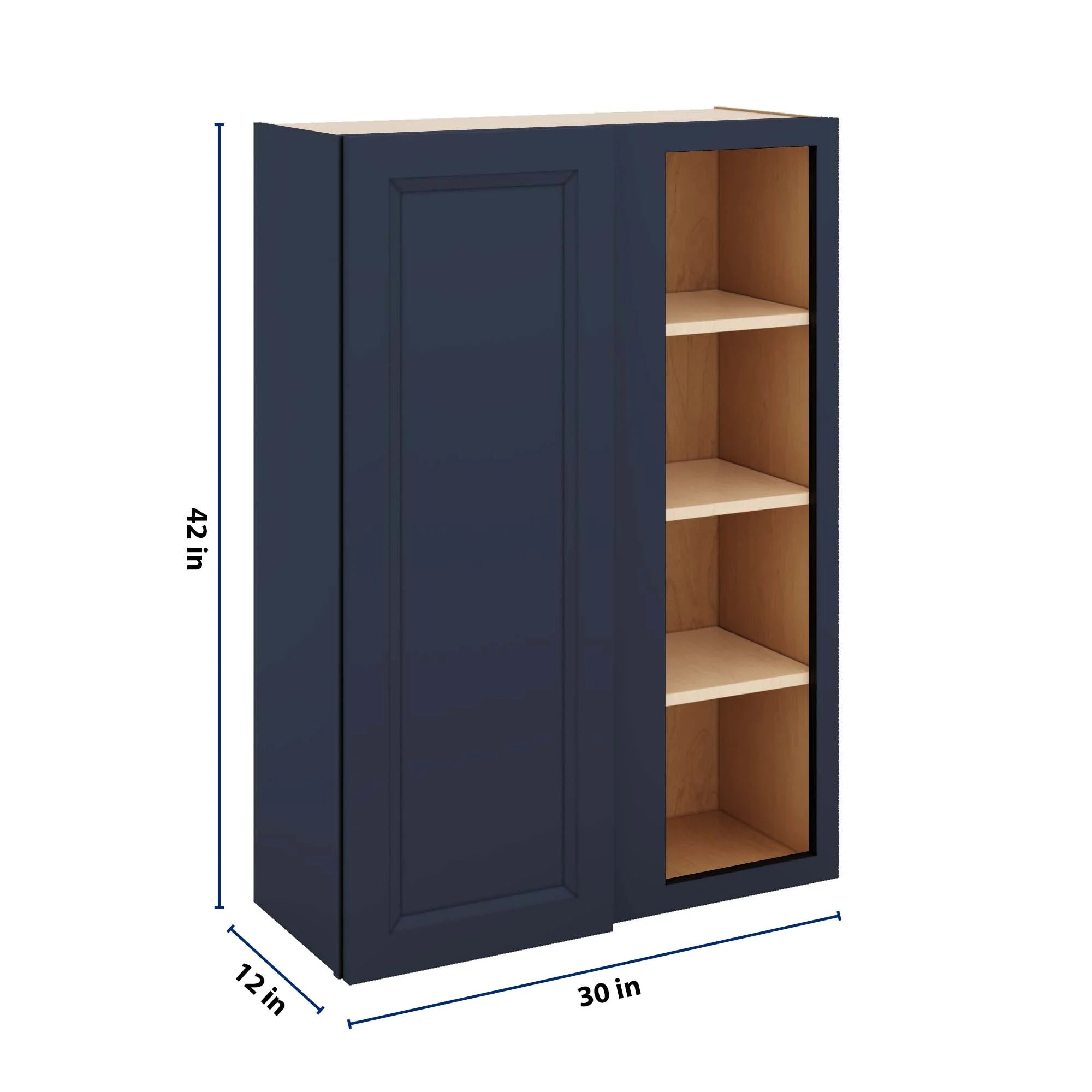 J&K Naval B7 Blind Wall Cabinet - 30" W x 42" H