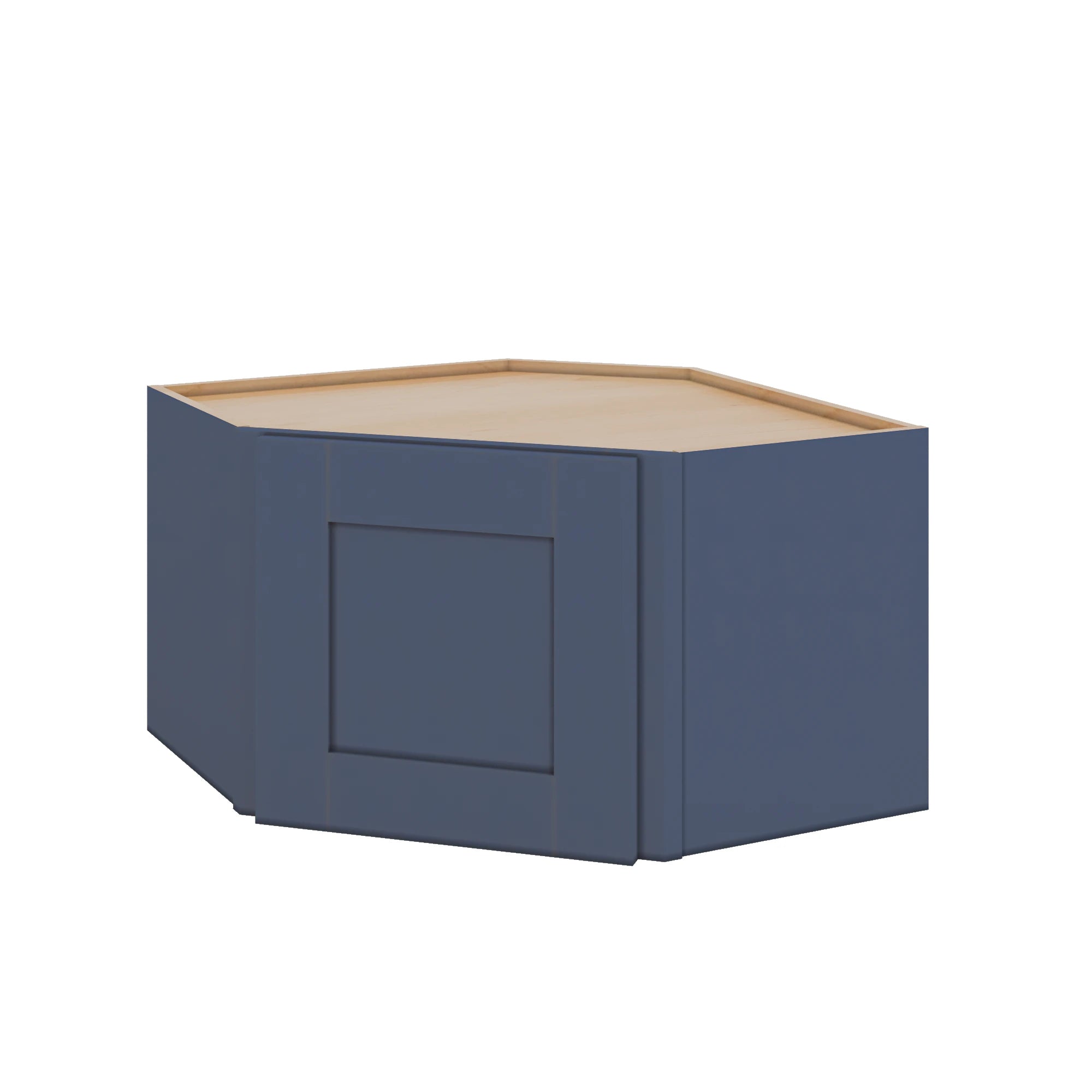 Modernform Cabinet Signature Blue 24" W X 15" H X 12" D Diagonal Corner Wall Cabinet