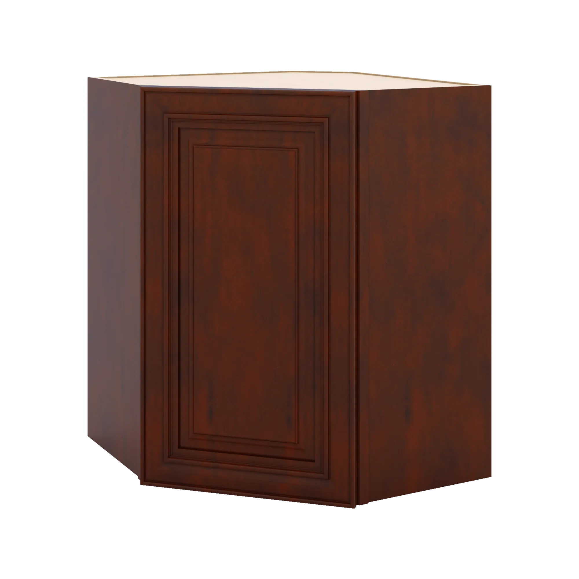 J&K Mahogany J5 Wall Diagonal Cabinet - 24" W x 30" H