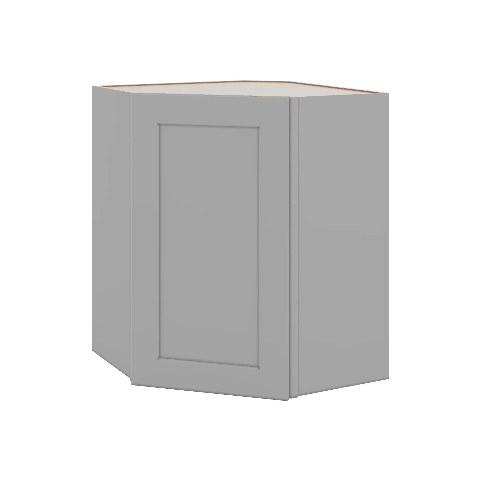 J&K Castle Grey S5 Wall Diagonal Cabinet - 24" W x 30" H