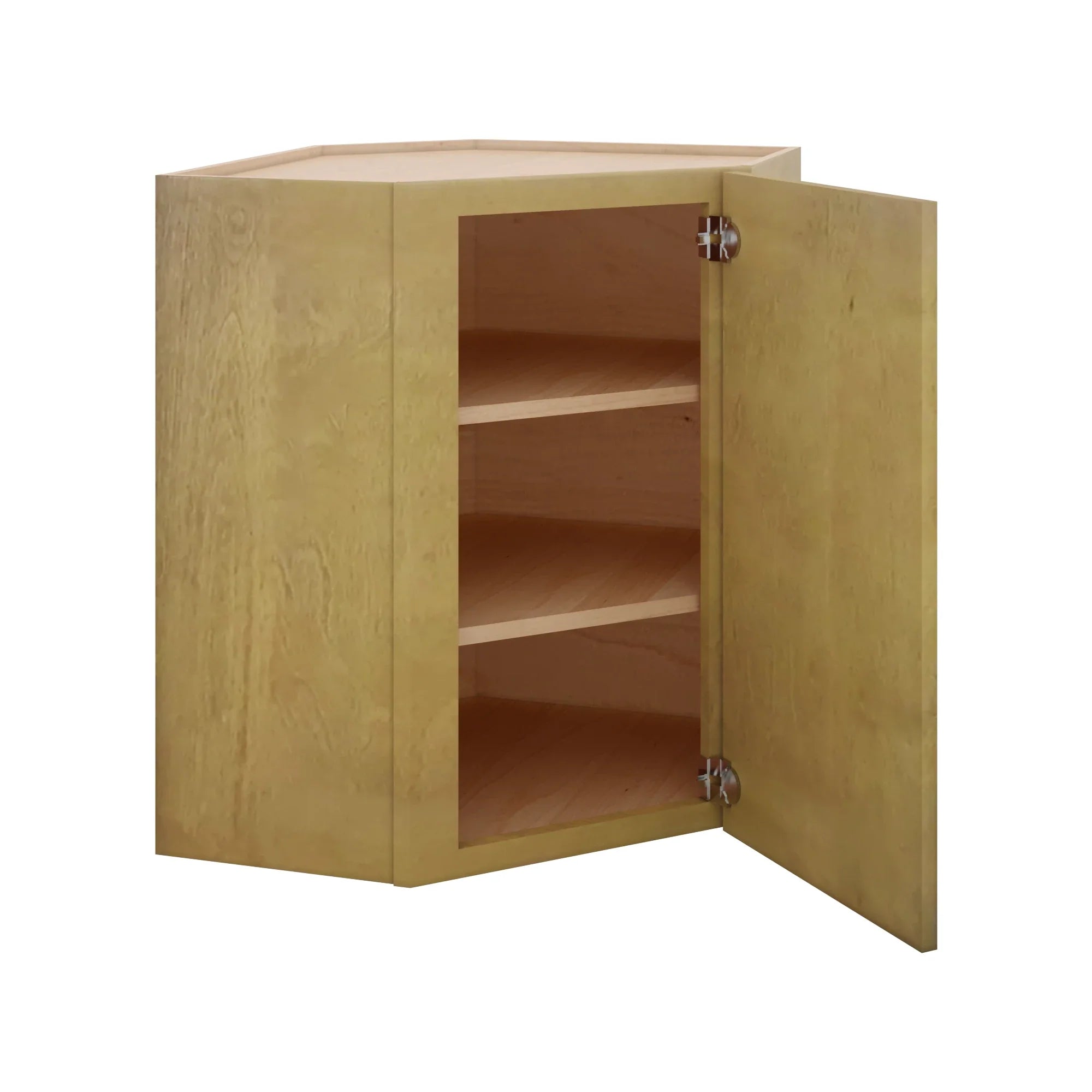 Modernform Cabinet Natural Shaker 24" W X 30" H X 12" D Wall Diagonal Corner Cabinet