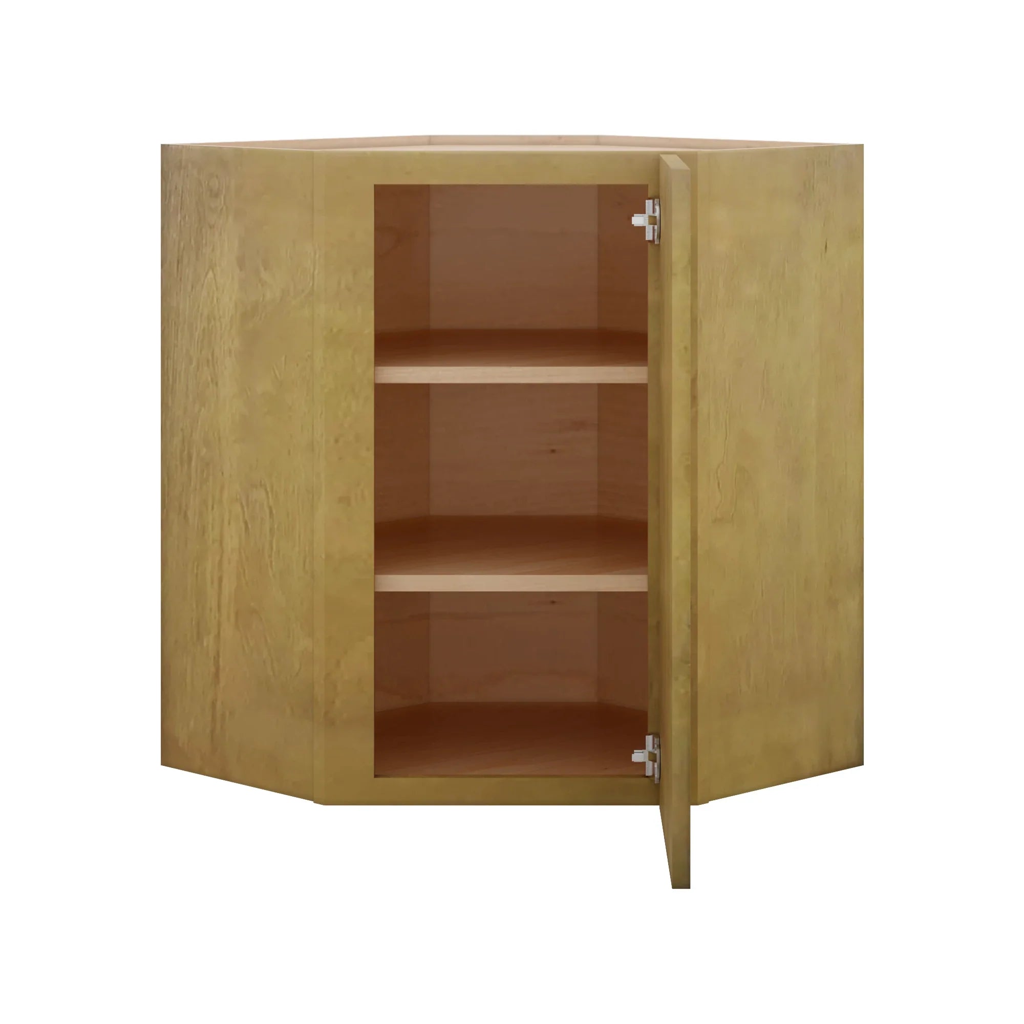 Modernform Cabinet Natural Shaker 24" W X 30" H X 12" D Wall Diagonal Corner Cabinet