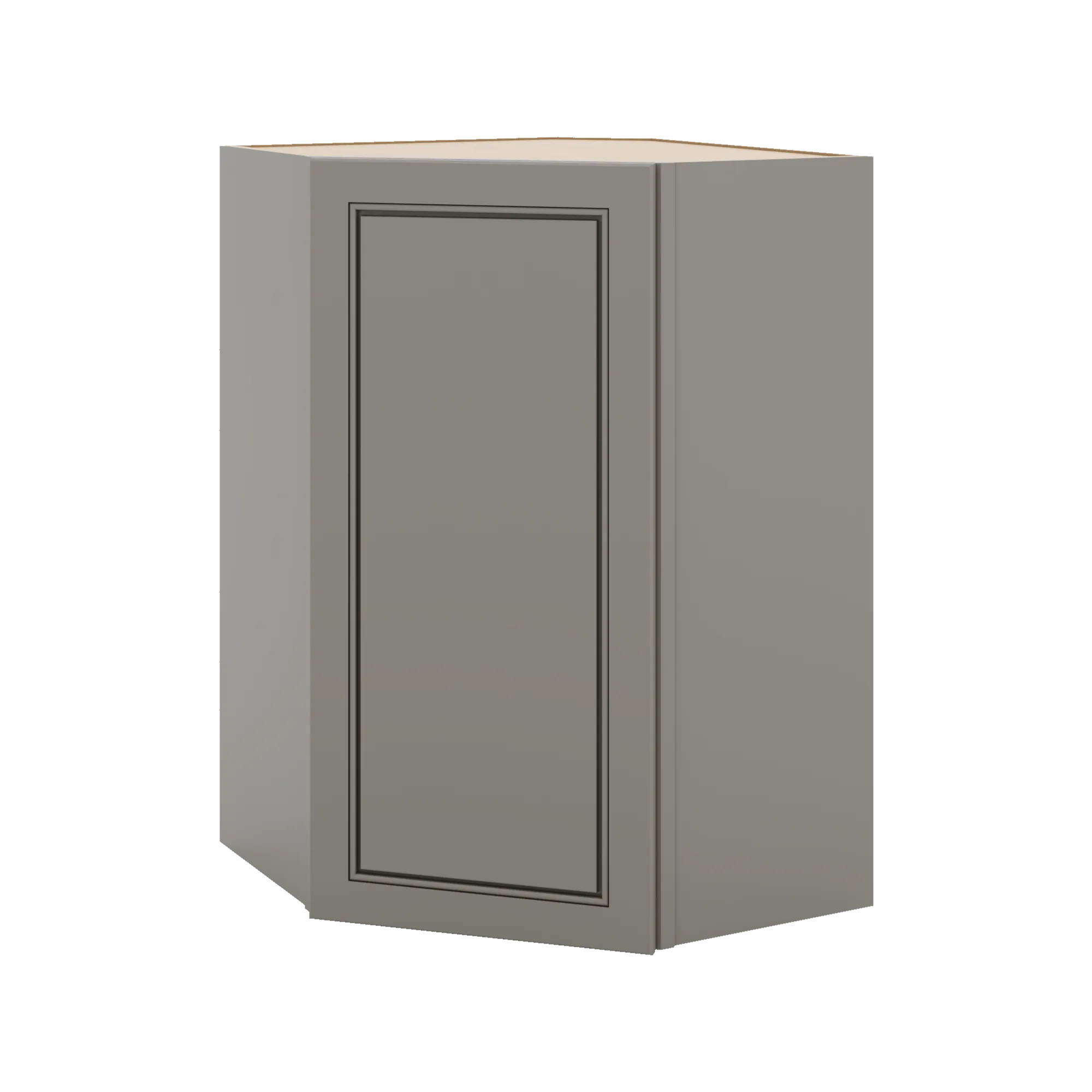 J&K Greige K3 Wall Diagonal Cabinet - 24" W x 36" H