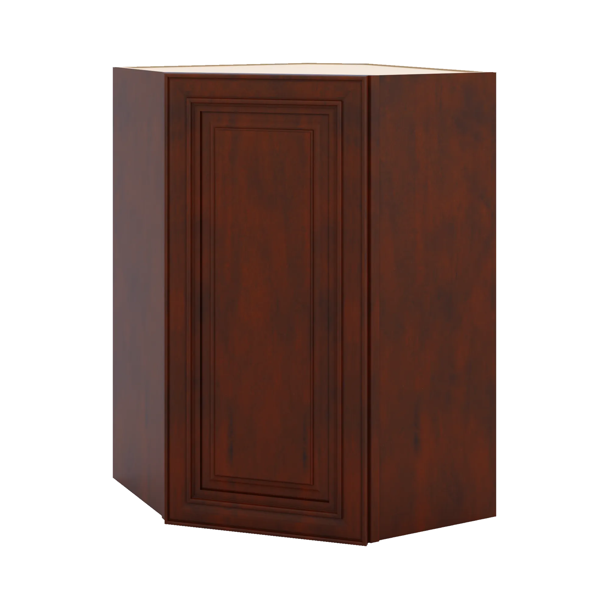 J&K Mahogany J5 Wall Diagonal Cabinet - 24" W x 36" H