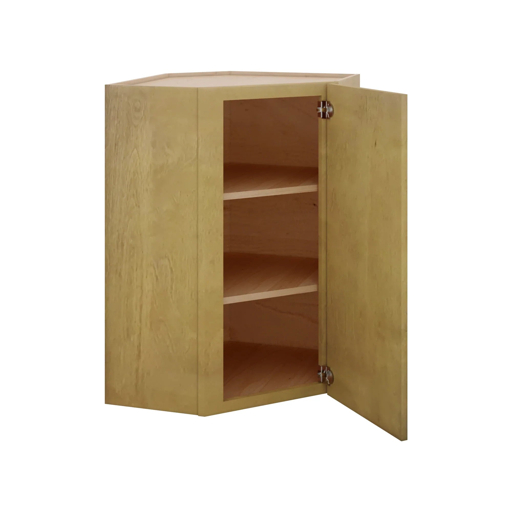 Modernform Cabinet Natural Shaker 24" W X 36" H X 12" D Wall Diagonal Corner Cabinet