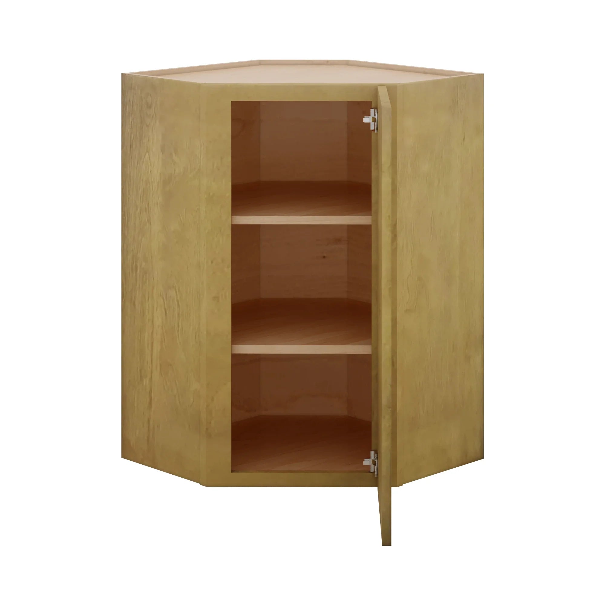 Modernform Cabinet Natural Shaker 24" W X 36" H X 12" D Wall Diagonal Corner Cabinet