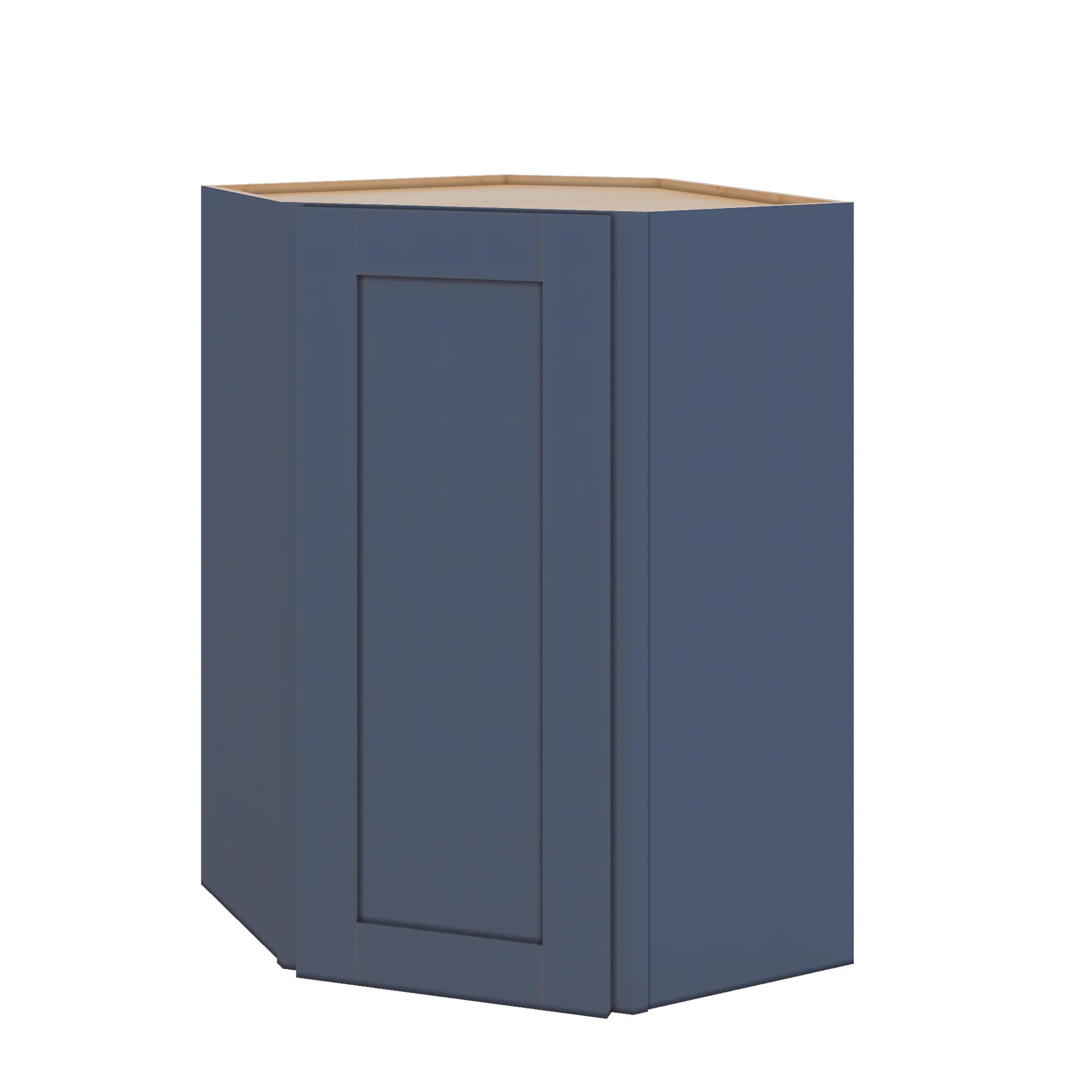 Modernform Cabinet Signature Blue 24" W X 36" H X 12" D Wall Diagonal Corner Cabinet