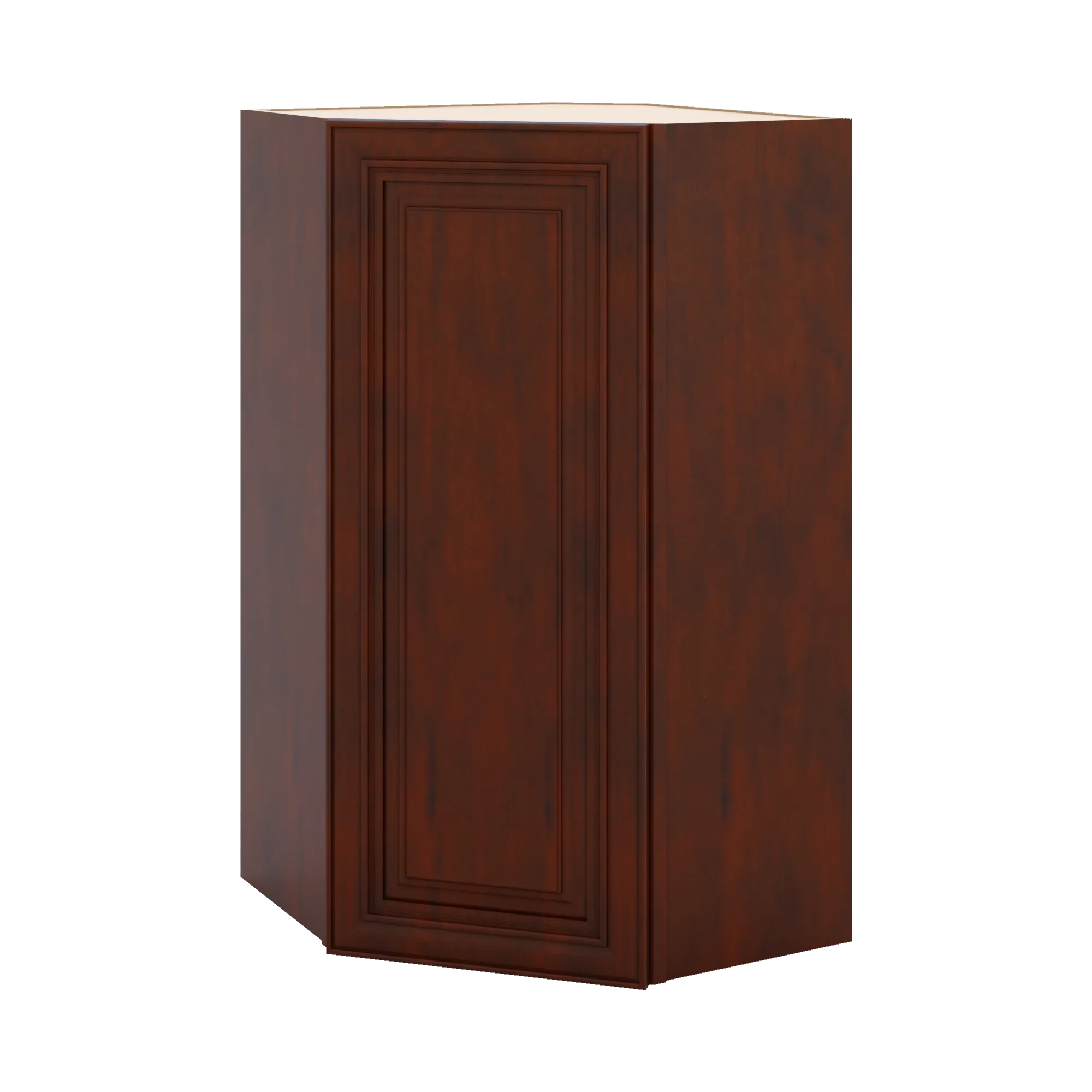 J&K Mahogany J5 Wall Diagonal Cabinet - 24" W x 42" H