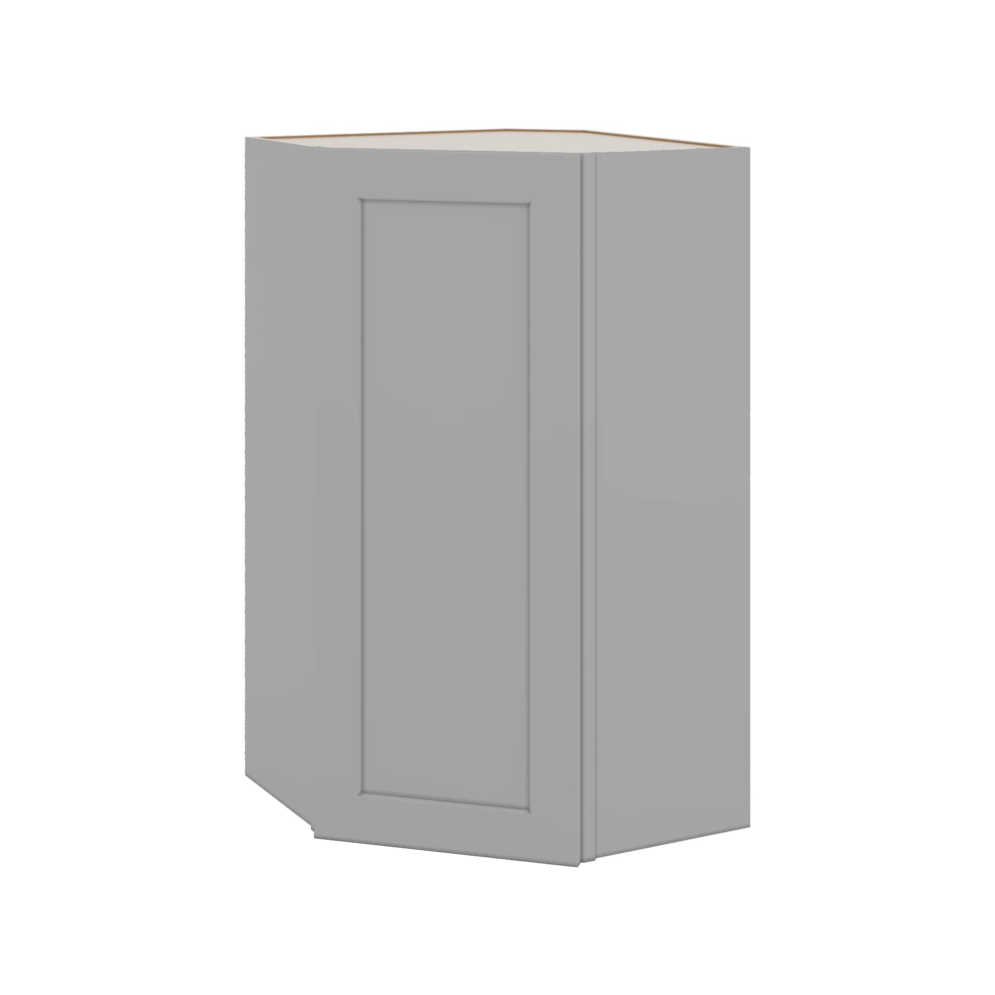 J&K Castle Grey S5 Wall Diagonal Cabinet - 24" W x 42" H