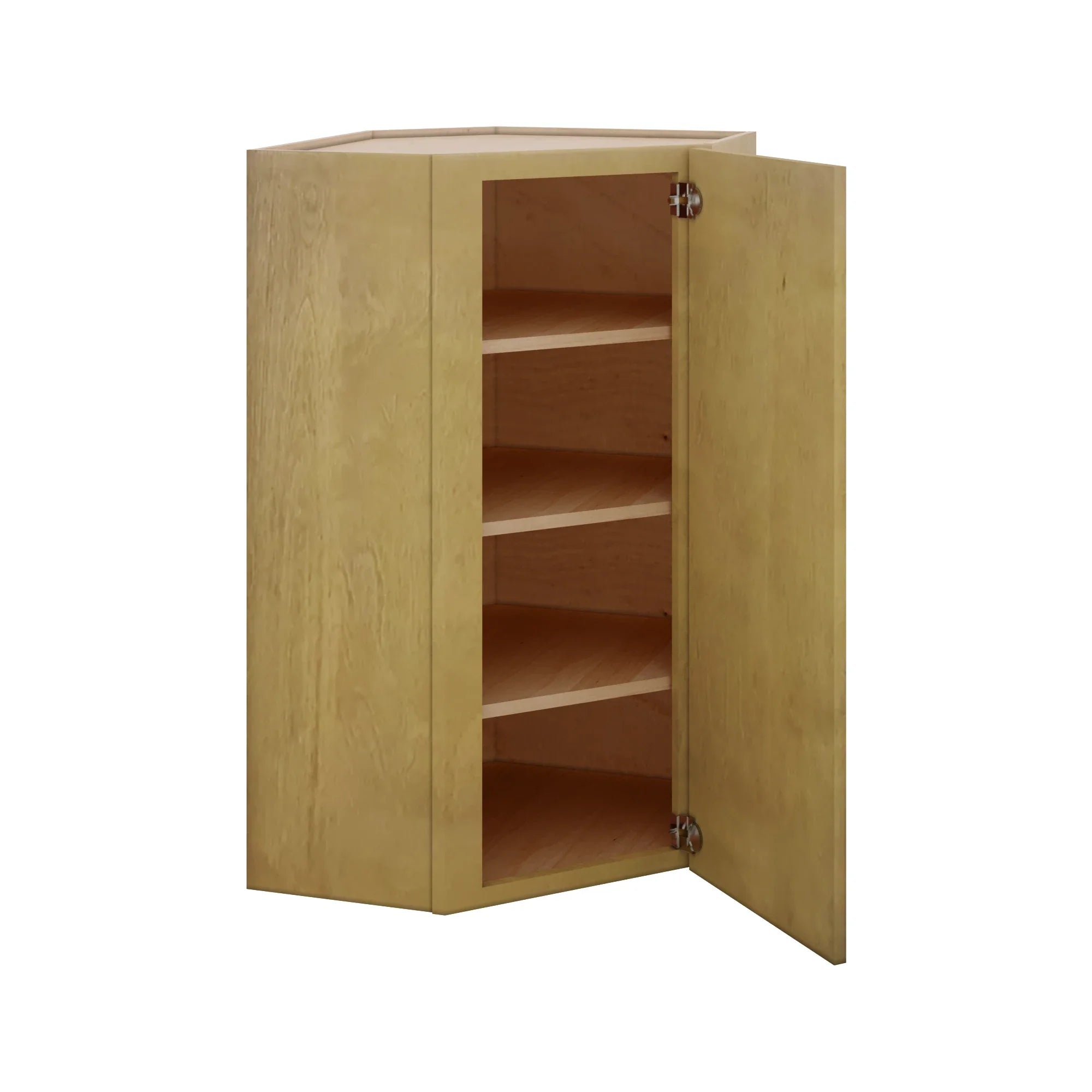Modernform Cabinet Natural Shaker 24" W X 42" H X 12" D Wall Diagonal Corner Cabinet