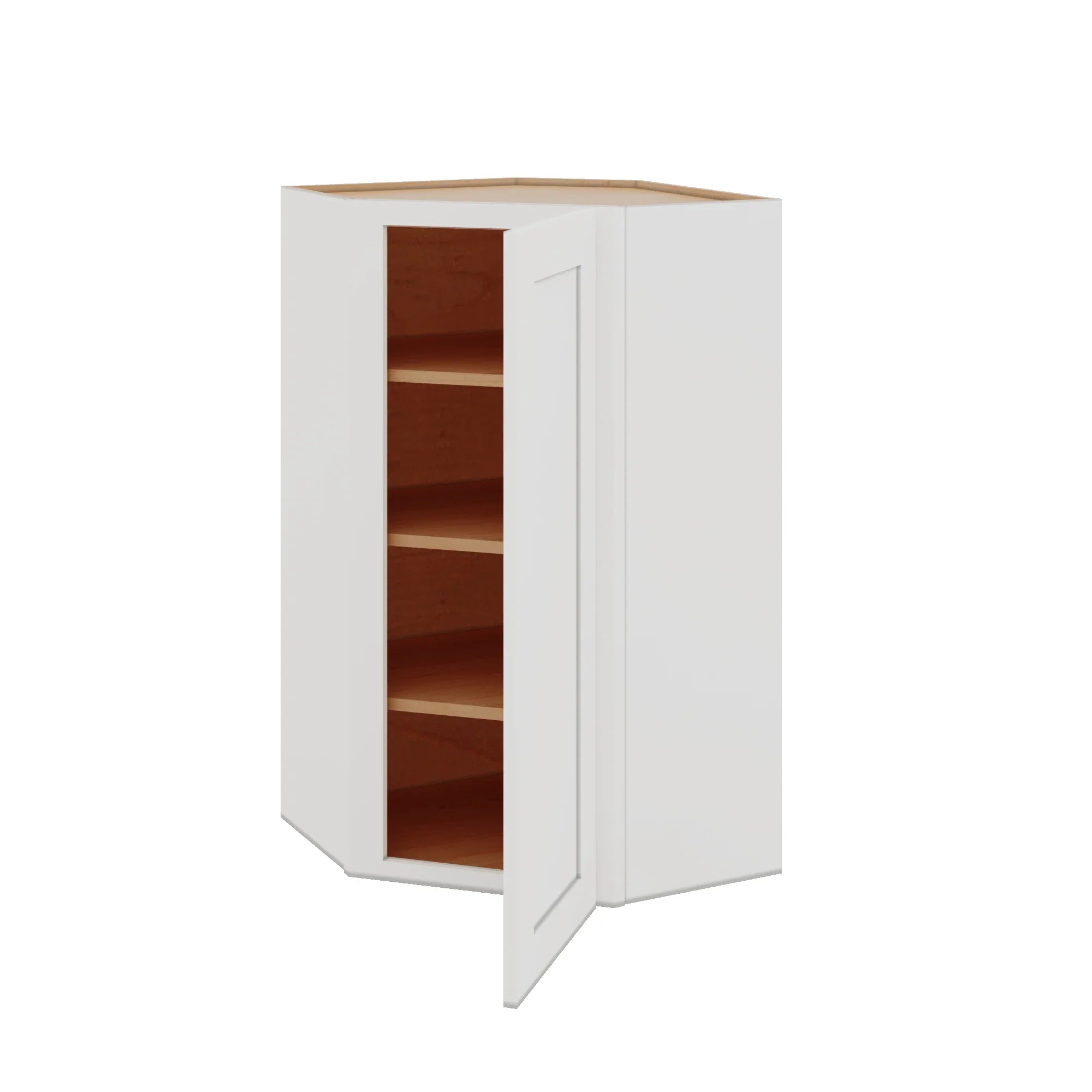 Modernform Cabinet White Shaker 24" W X 42" H X 12" D Wall Diagonal Corner Cabinet