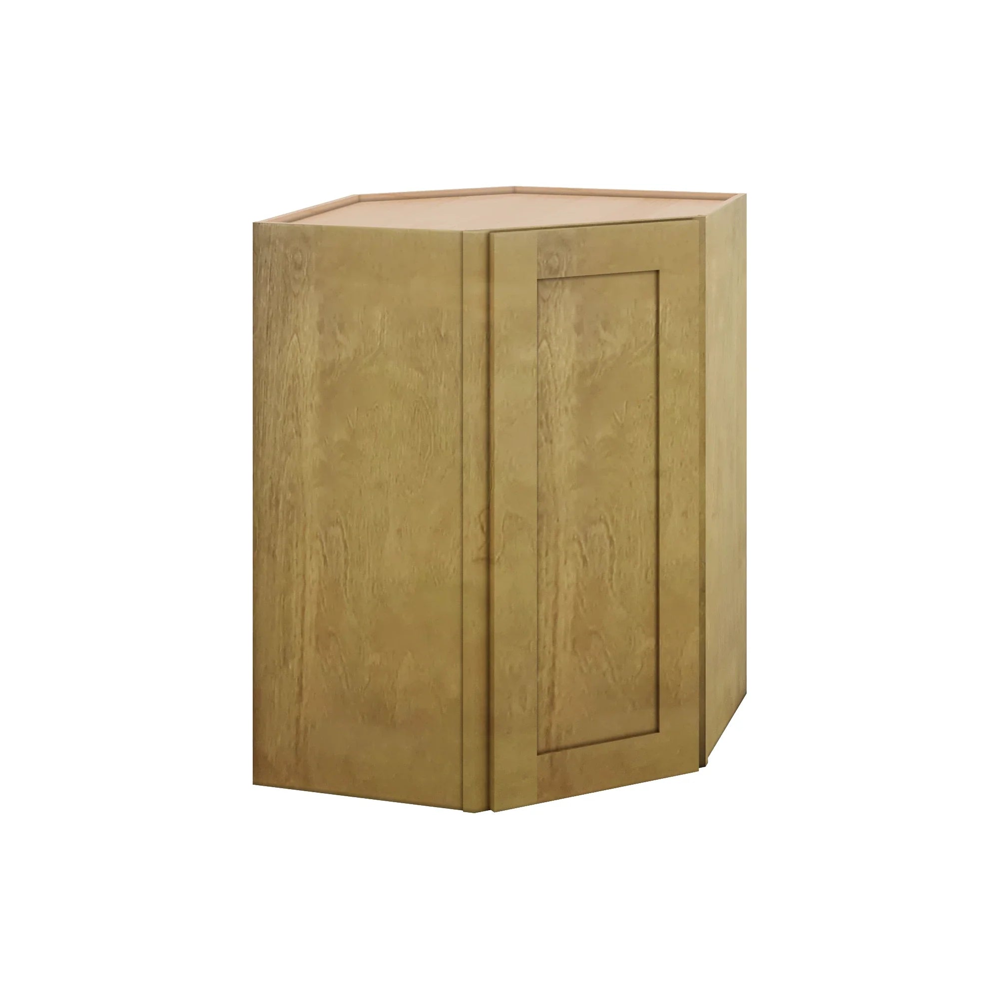 Modernform Cabinet Natural Shaker 27" W X 36" H X 15" D Wall Diagonal Corner Cabinet