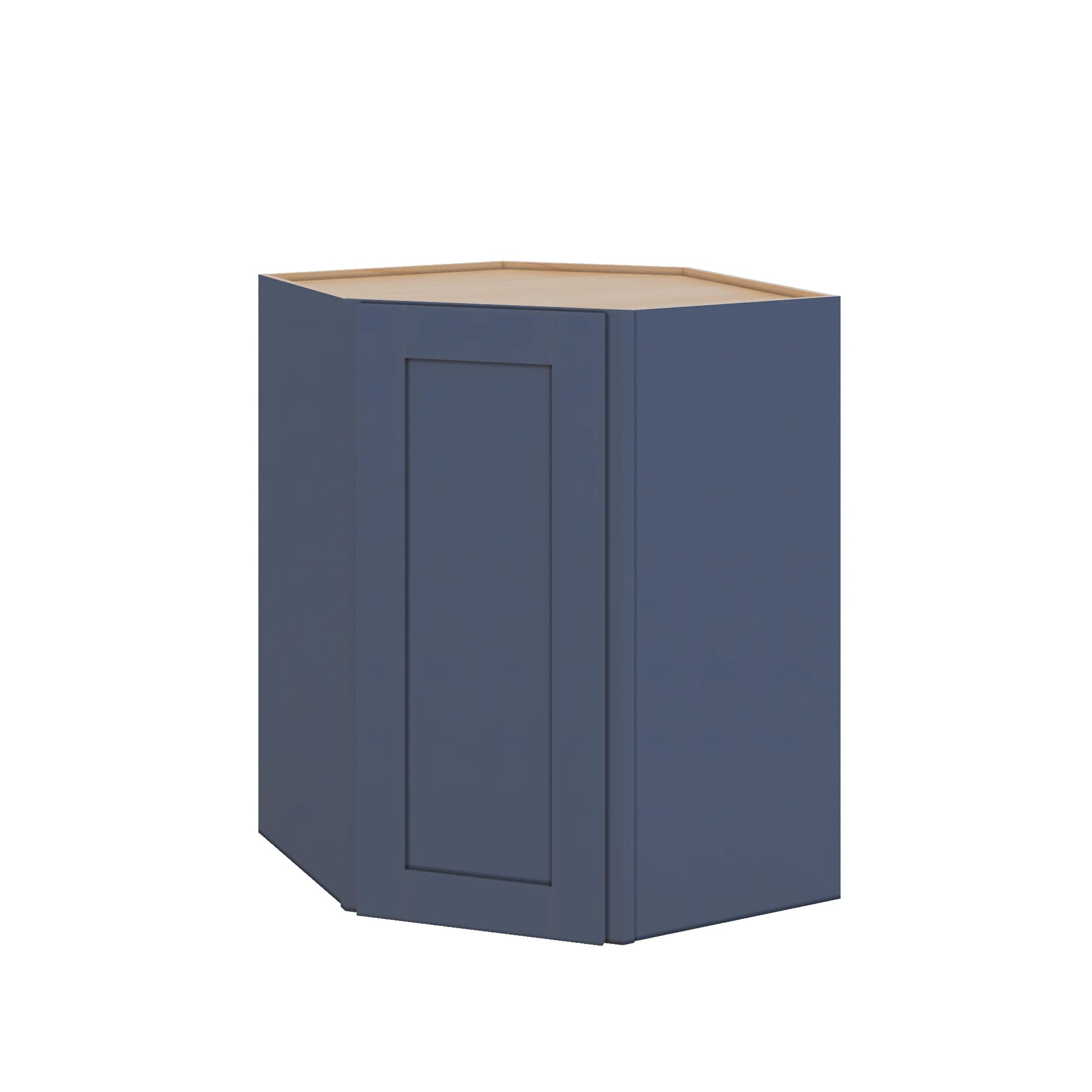 Modernform Cabinet Signature Blue 27" W X 36" H X 15" D Wall Diagonal Corner Cabinet