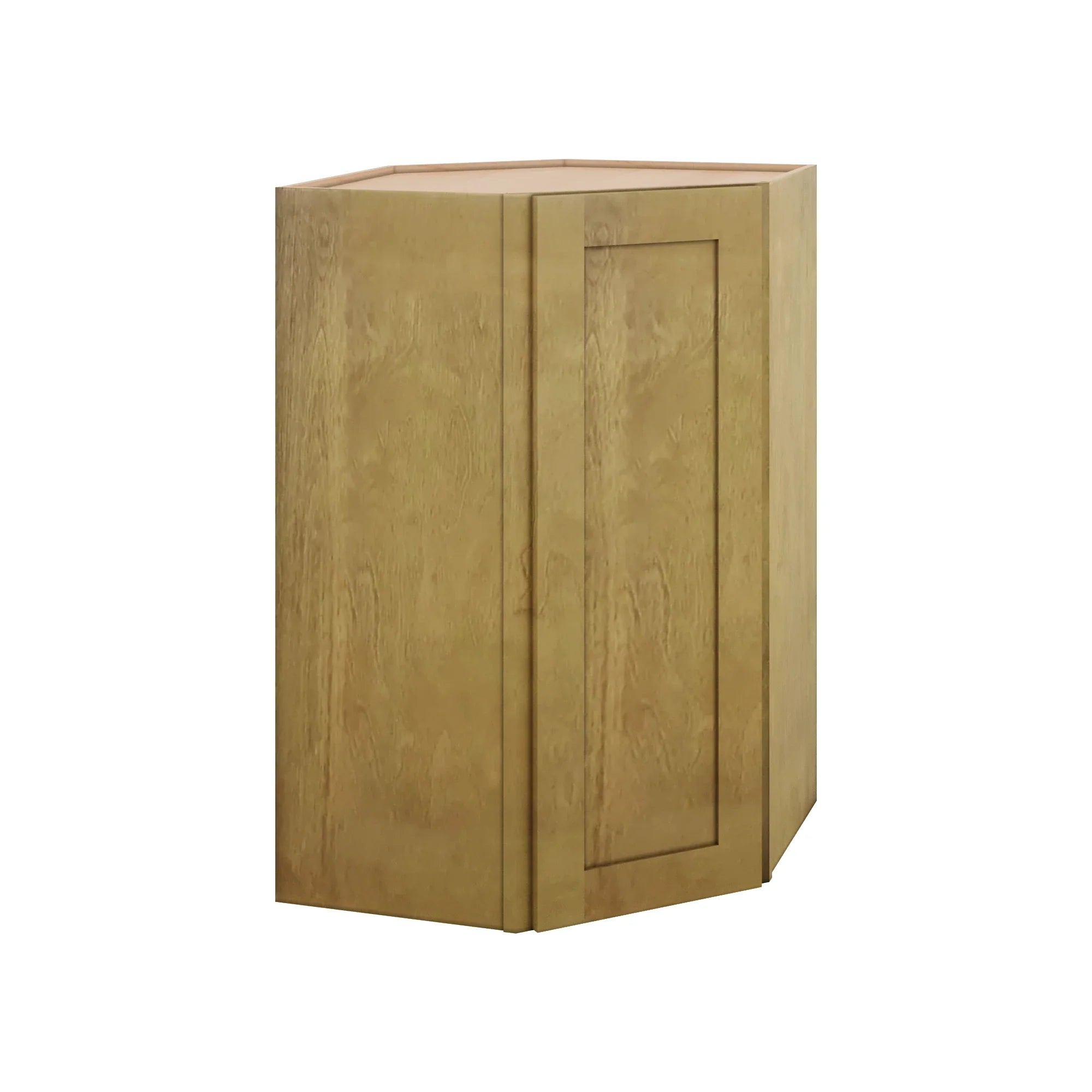 Modernform Cabinet Natural Shaker 27" W X 42" H X 15" D Wall Diagonal Corner Cabinet