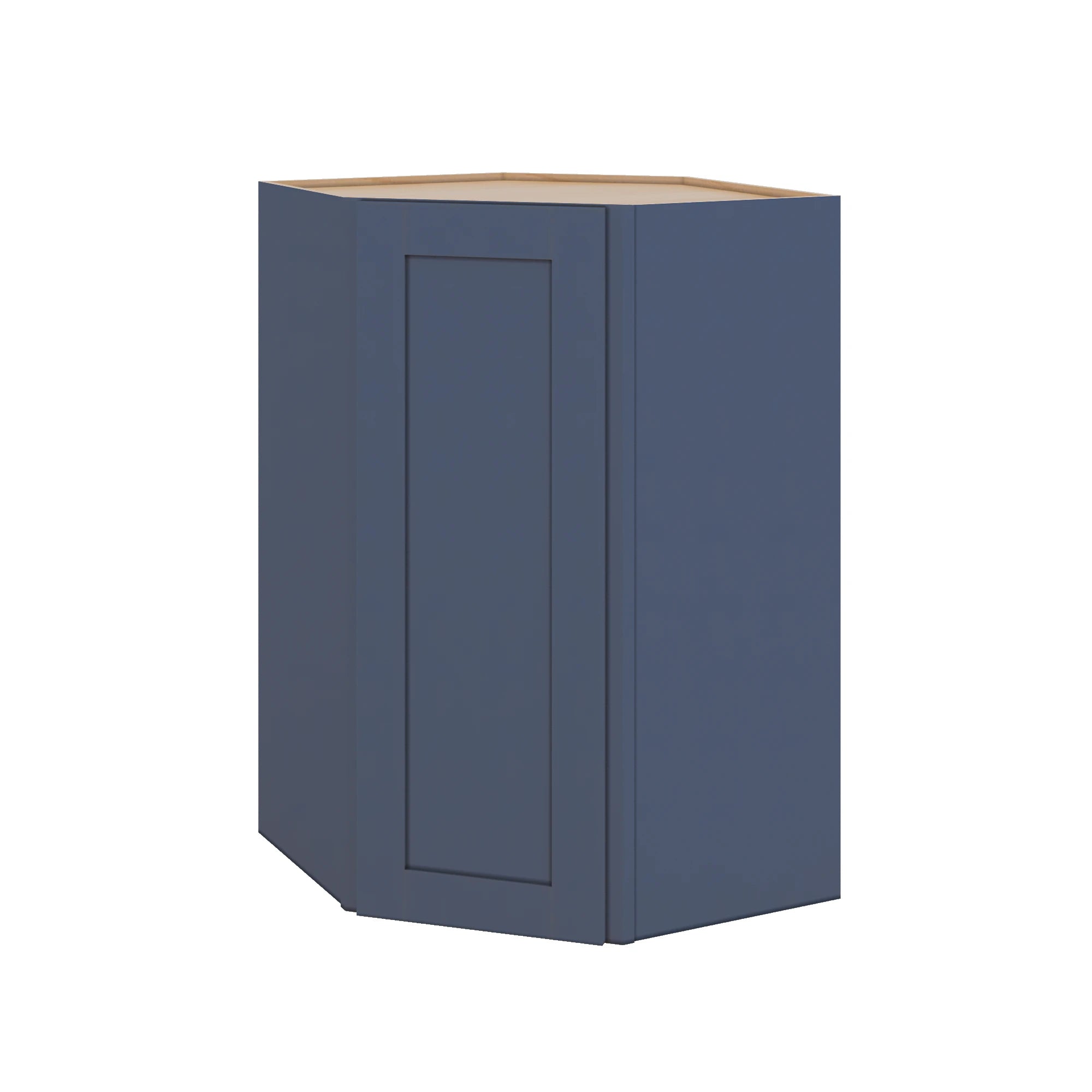 Modernform Cabinet Signature Blue 27" W X 42" H X 15" D Wall Diagonal Corner Cabinet