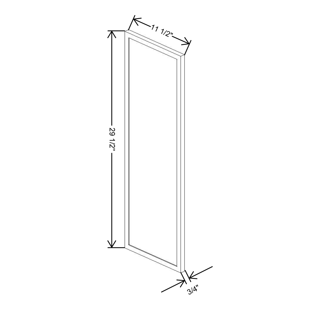 Cubitac Imperial Madison Dusk 12"D X 30"H Wall Decorative End {L}