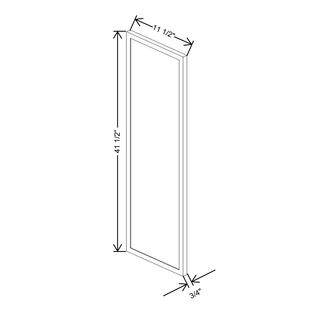 Cubitac Imperial Madison Dusk 12"D X 42"H Wall Decorative End {L}