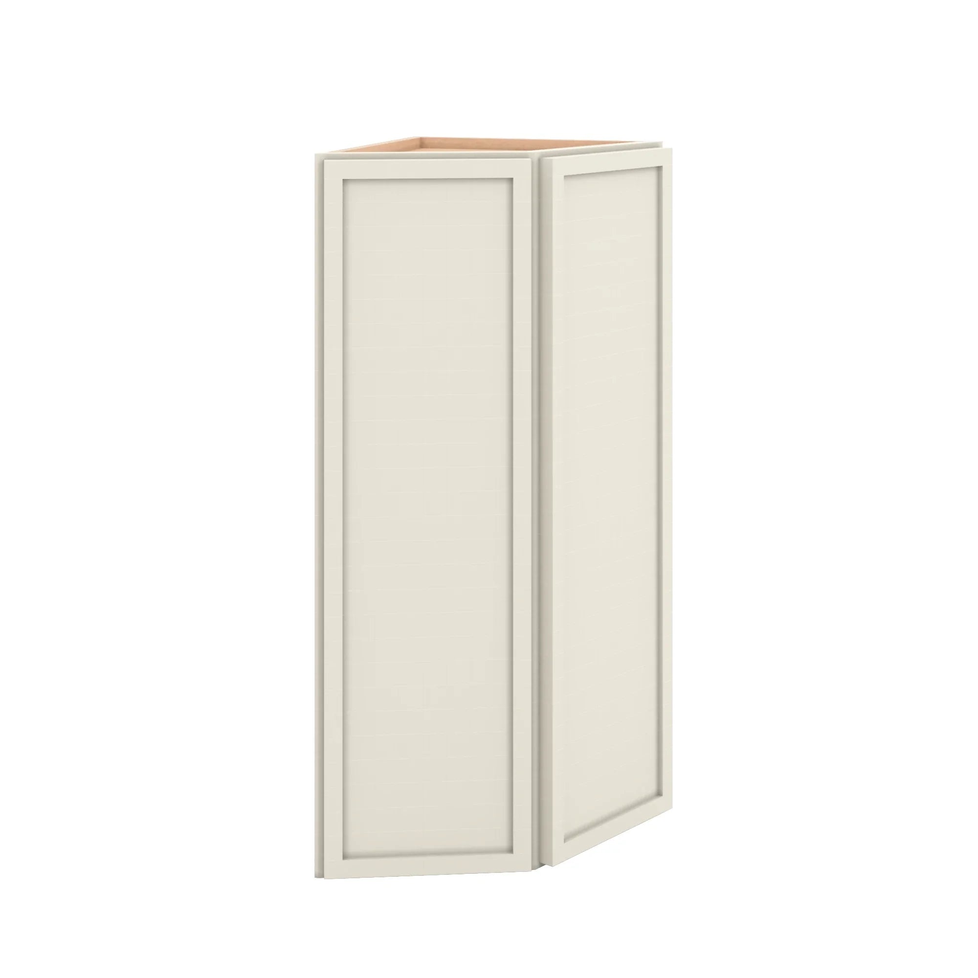 Modernform Cabinet Slim Dove White 12" W X 30" H X 12" D Wall Corner End Cabinet