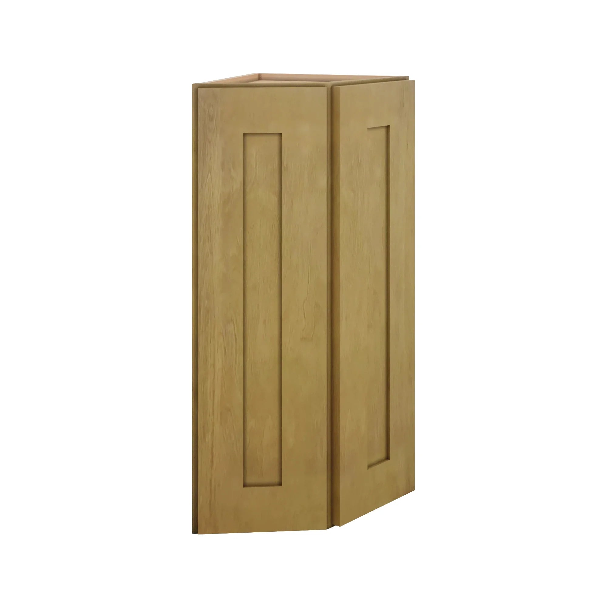 Modernform Cabinet Natural Shaker 12" W X 30" H X 12" D Wall Corner End Cabinet