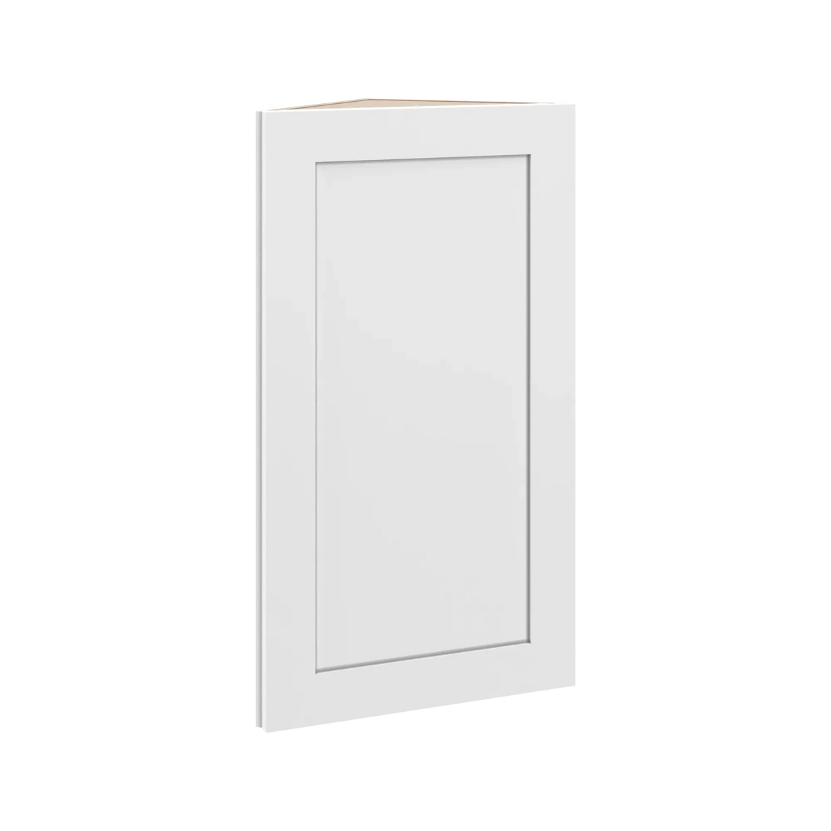 cnc luxor white 12 w x 30 h single door wall end cabinet