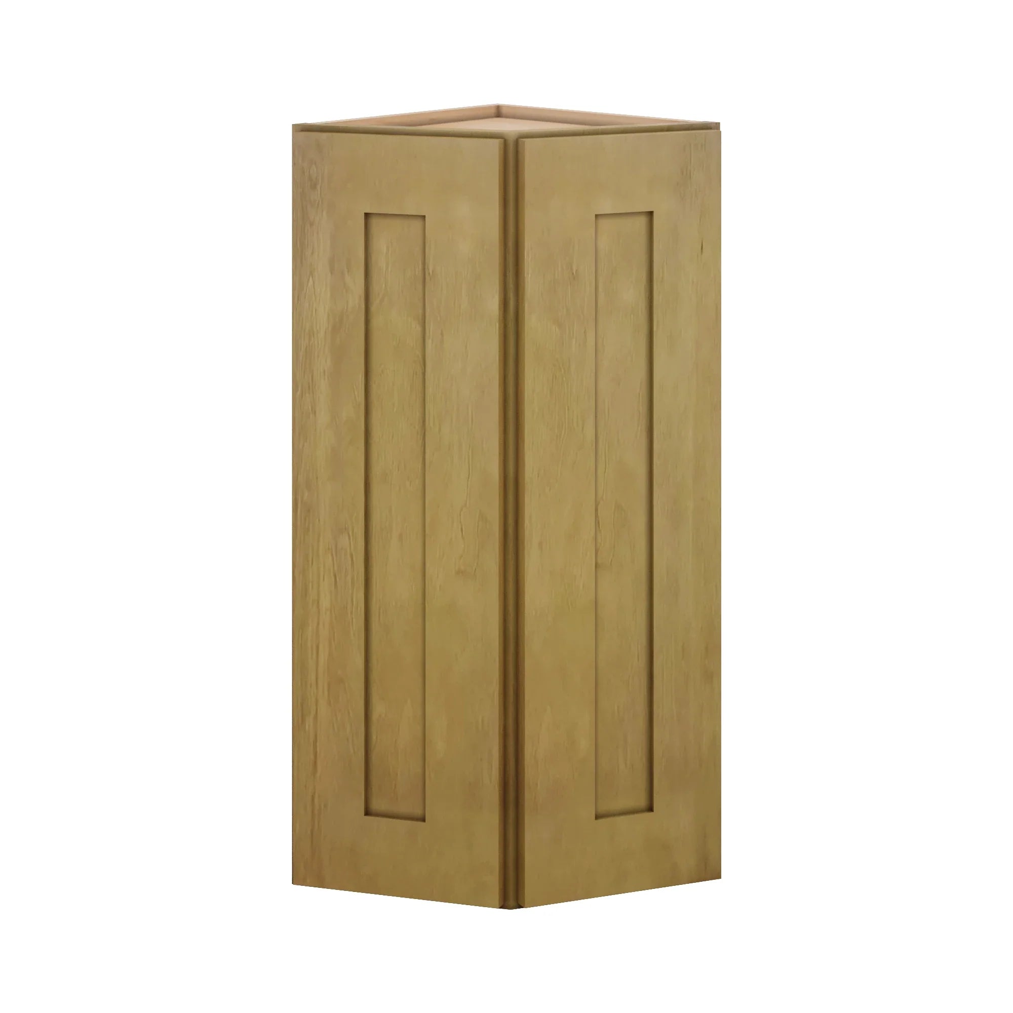 Modernform Cabinet Natural Shaker 12" W X 30" H X 12" D Wall Corner End Cabinet