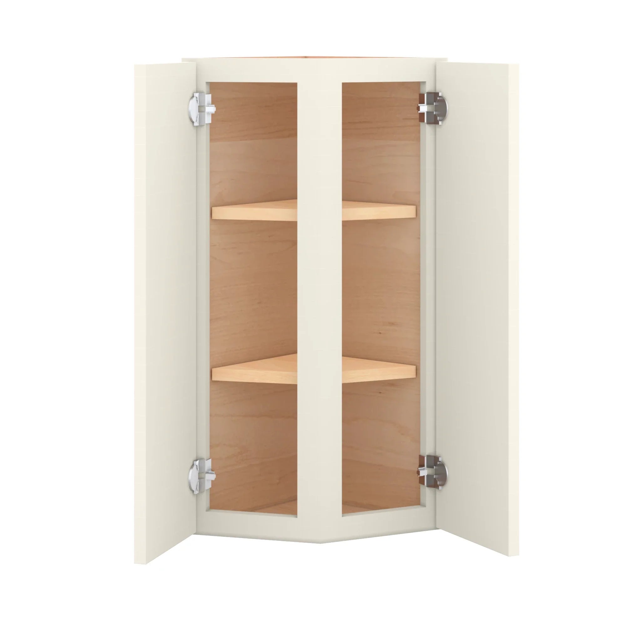 Modernform Cabinet Slim Dove White 12" W X 30" H X 12" D Wall Corner End Cabinet