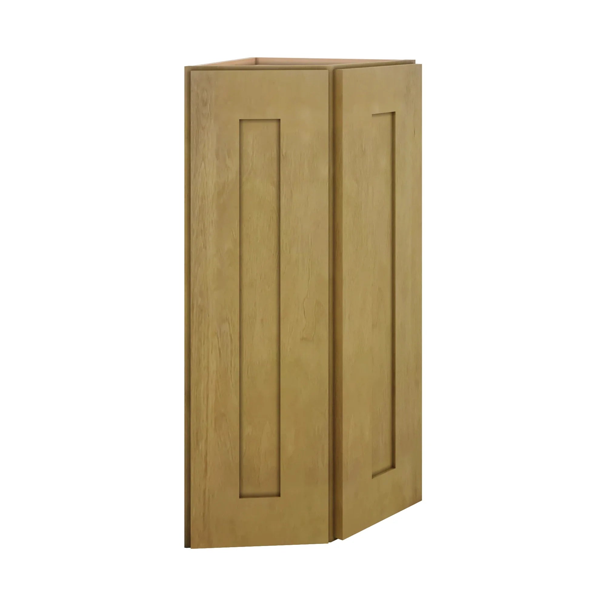 Modernform Cabinet Natural Shaker 12" W X 36" H X 12" D Wall Corner End Cabinet