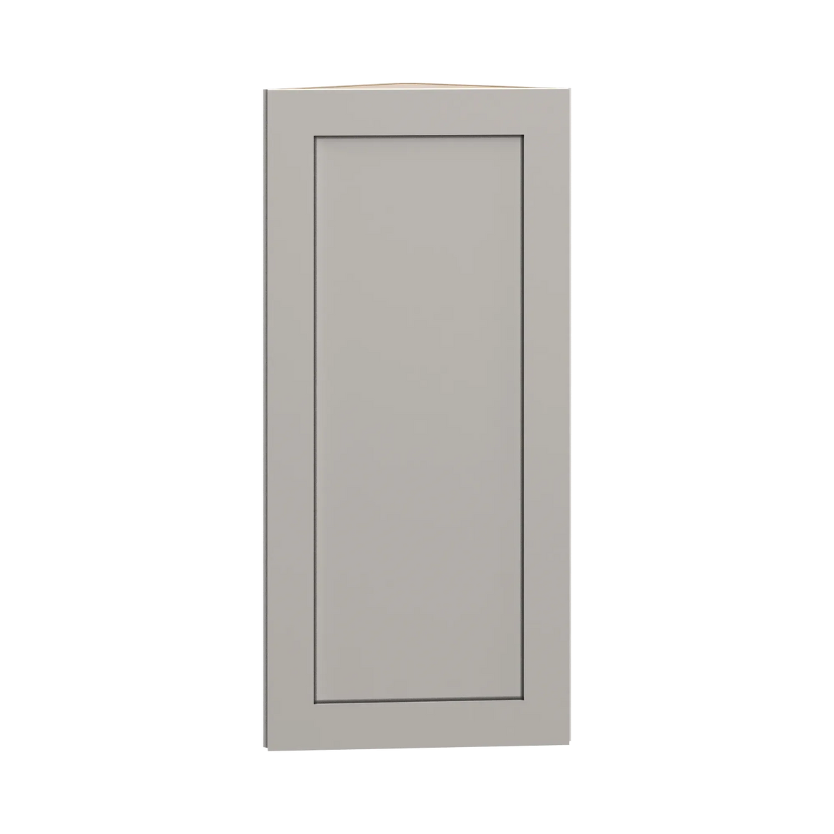 cnc luxor misty grey 12 w x 36 h single door wall end cabinet