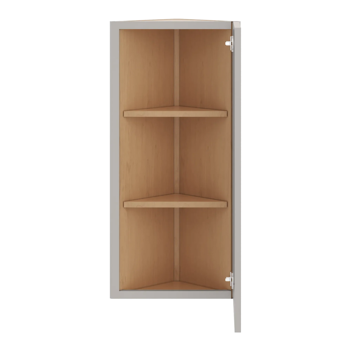 cnc luxor 5 piece misty grey 12 w x 36 h single door wall end cabinet