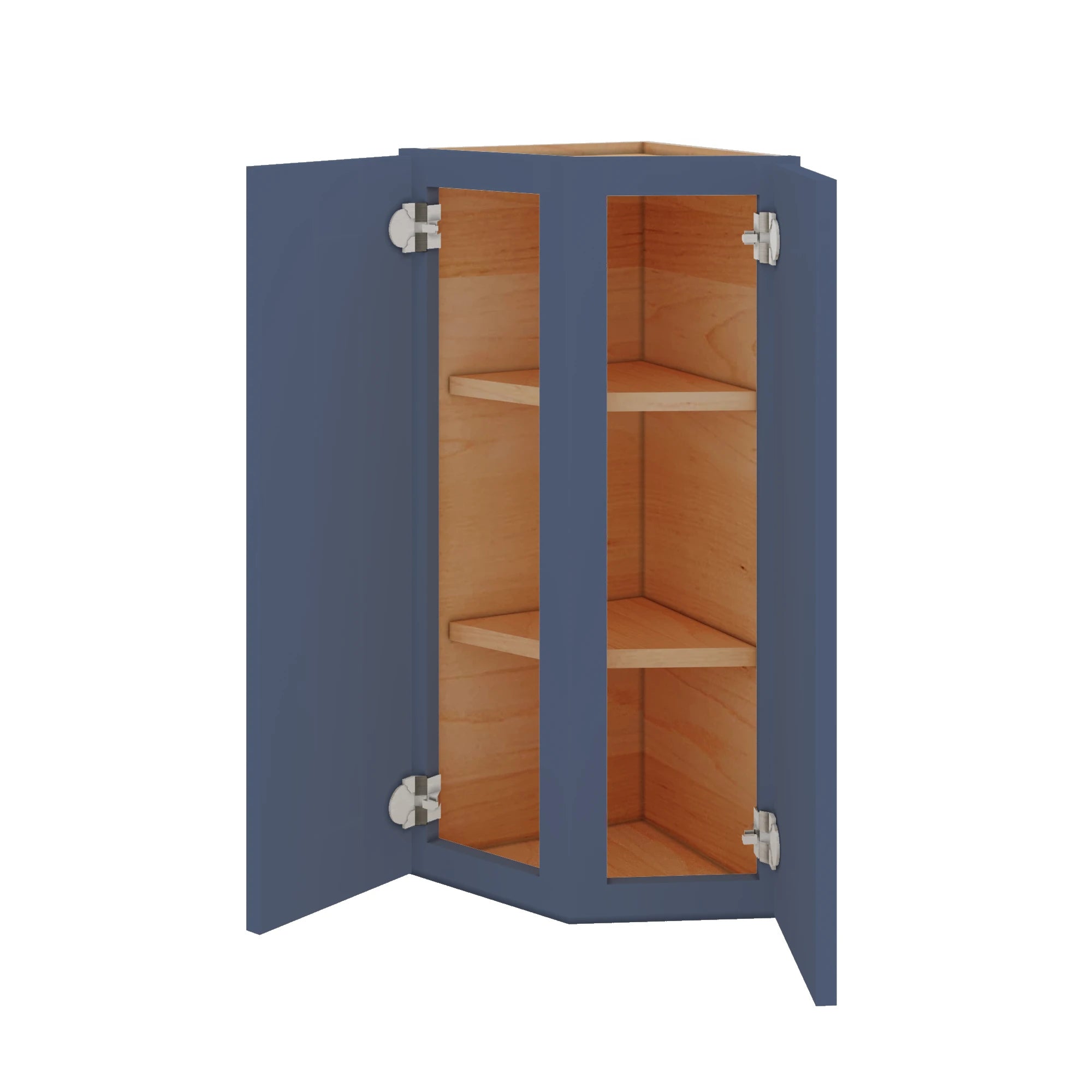 Modernform Cabinet Signature Blue 12" W X 36" H X 12" D Wall Corner End Cabinet